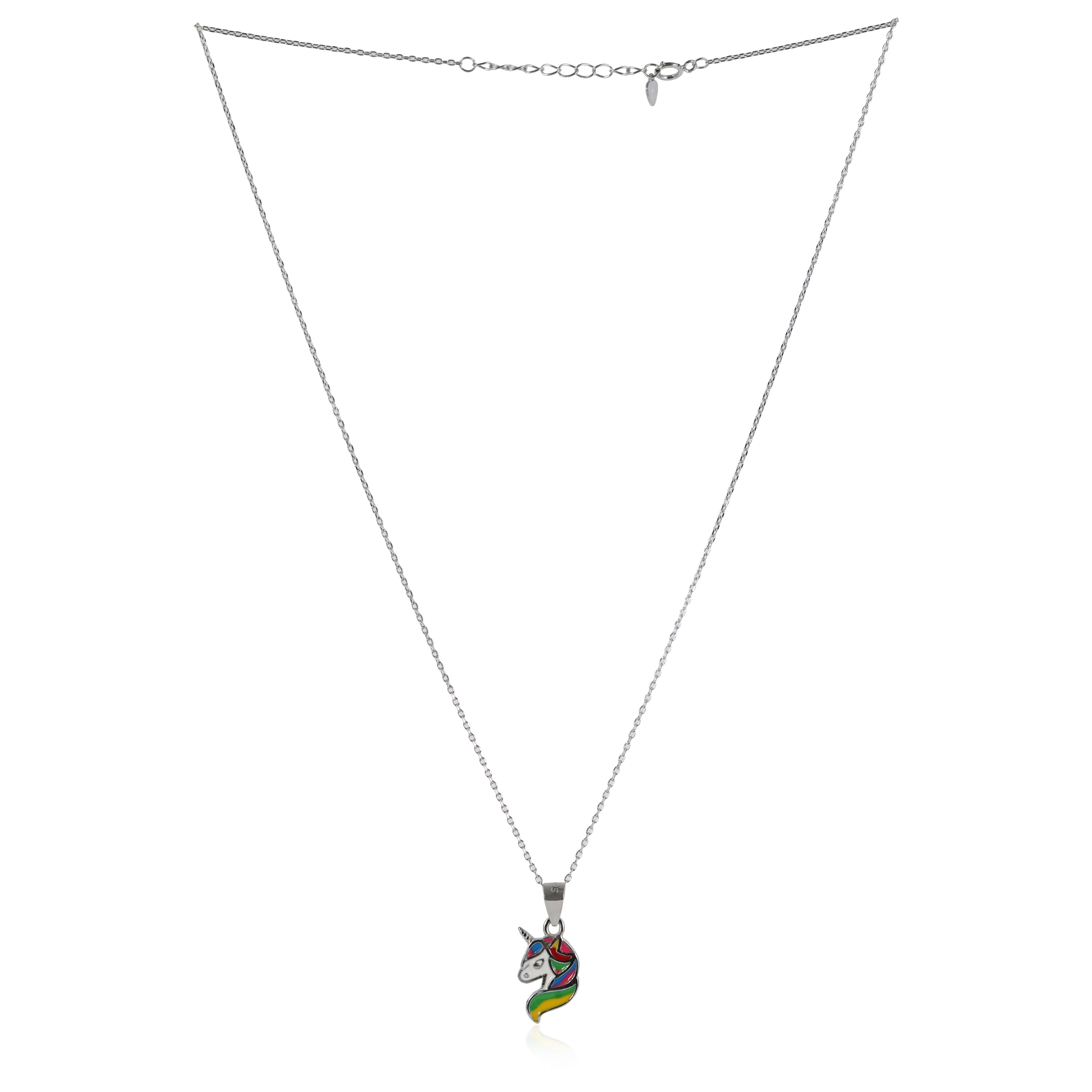 Unicorn Bloom Pendant With Chain