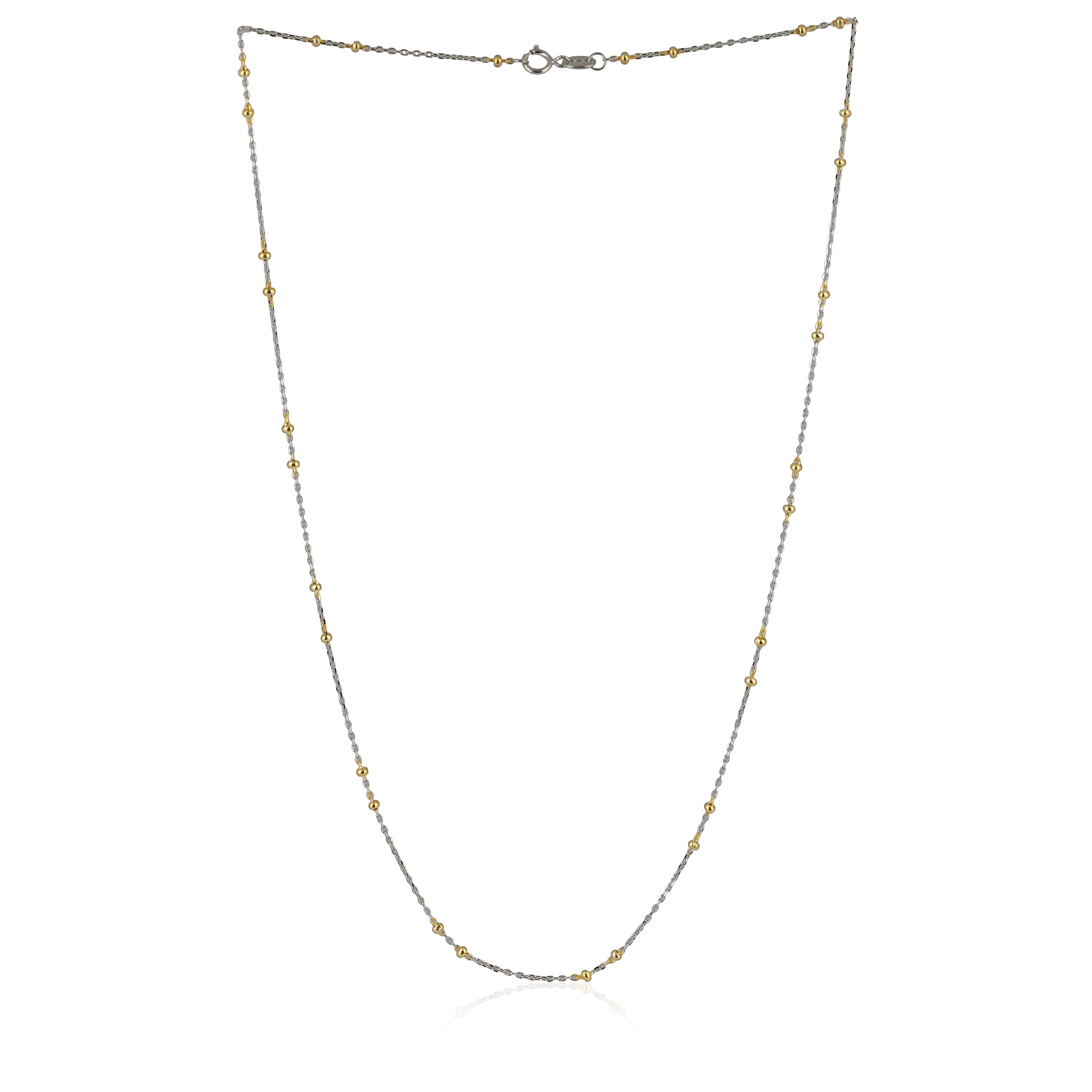 Double Orbit Silver Chain