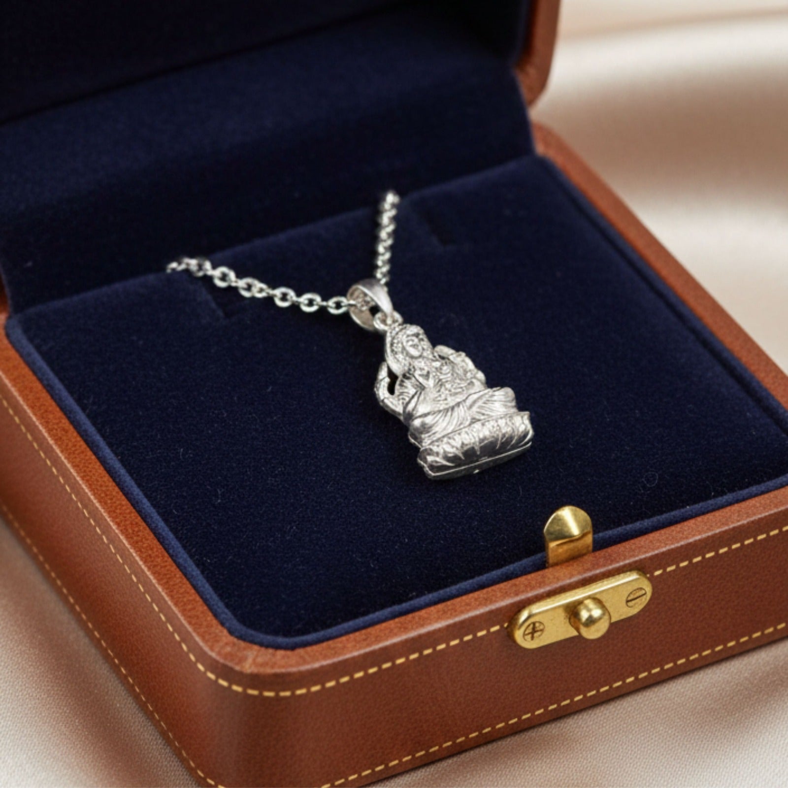 Ganesh Ji Lotus Locket