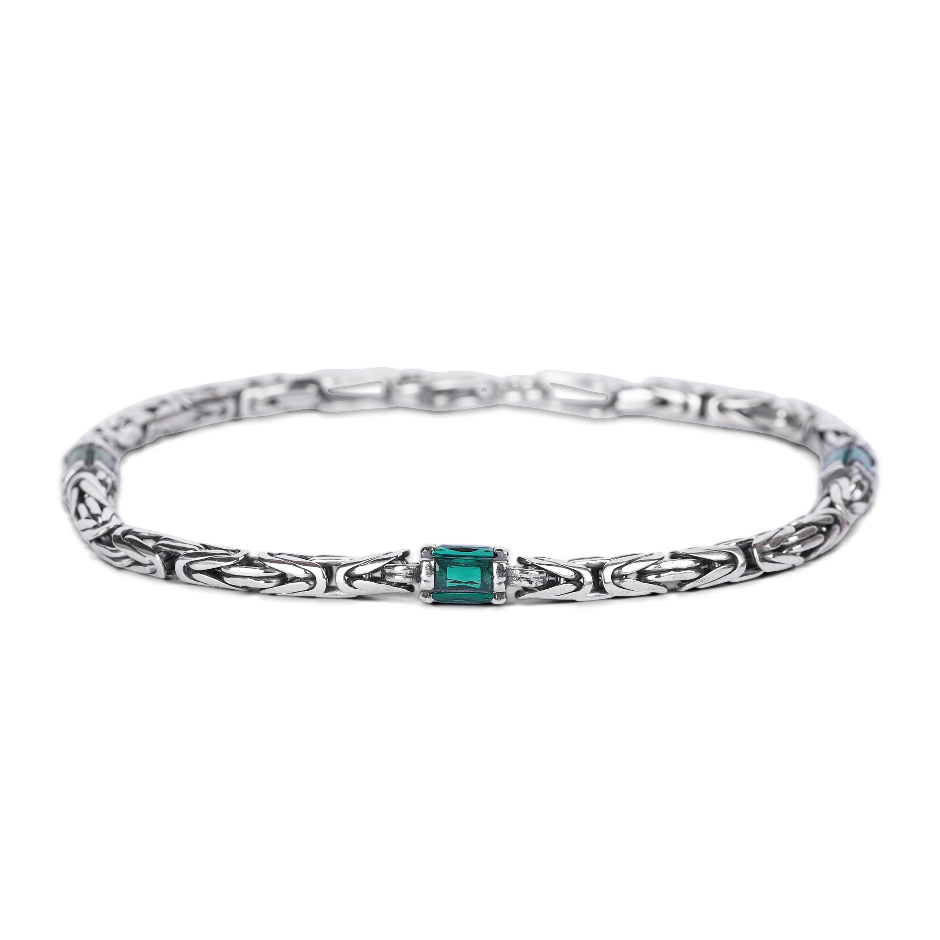 Emerald Stone Bracelet