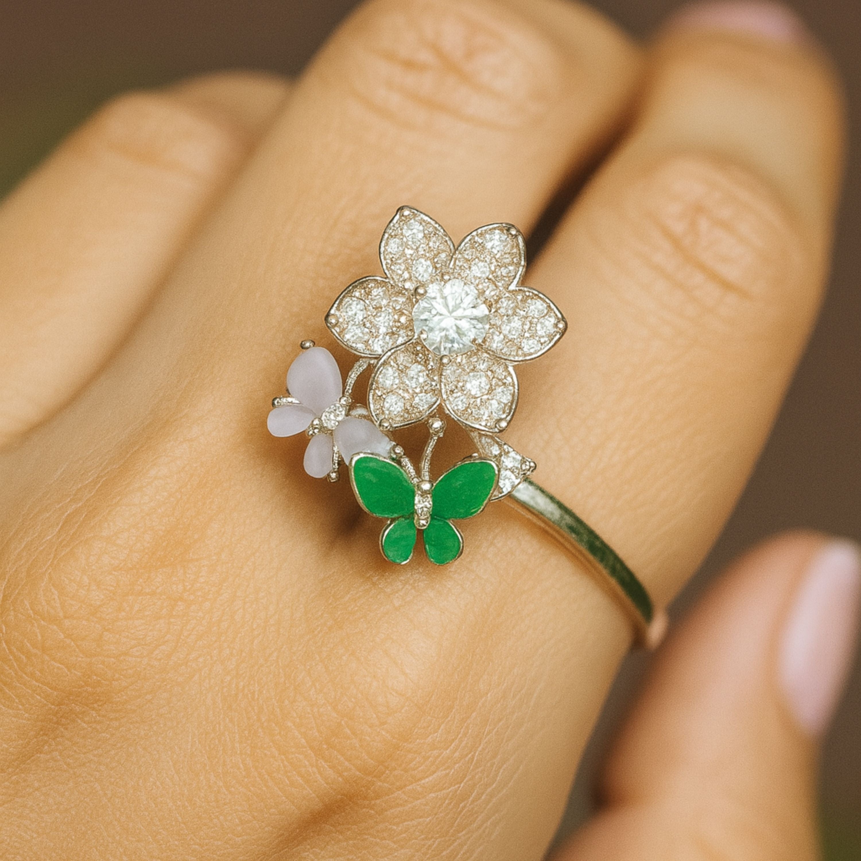 Butterfly Blossom Ring