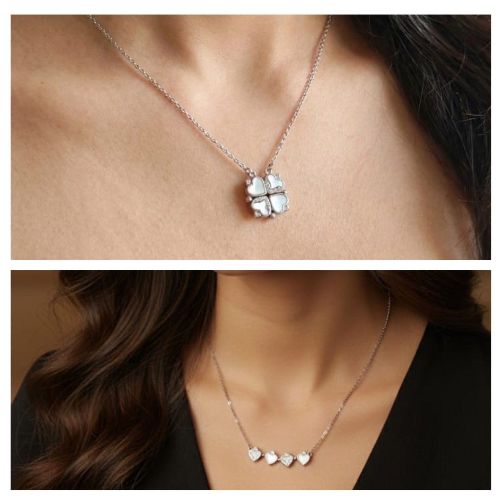 Silver Sweetheart Harmony Necklace