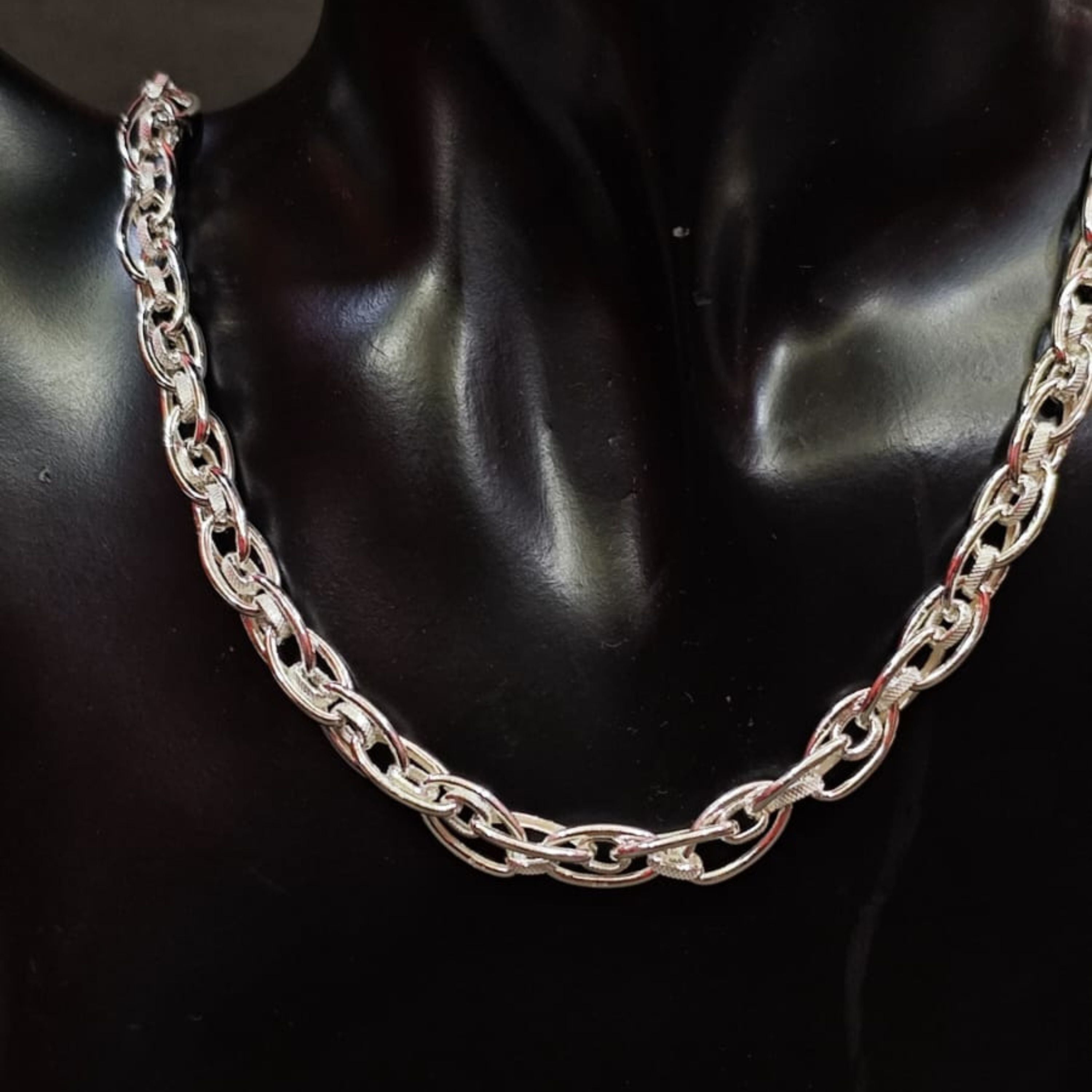 Imperial Oval Link Silver Chain