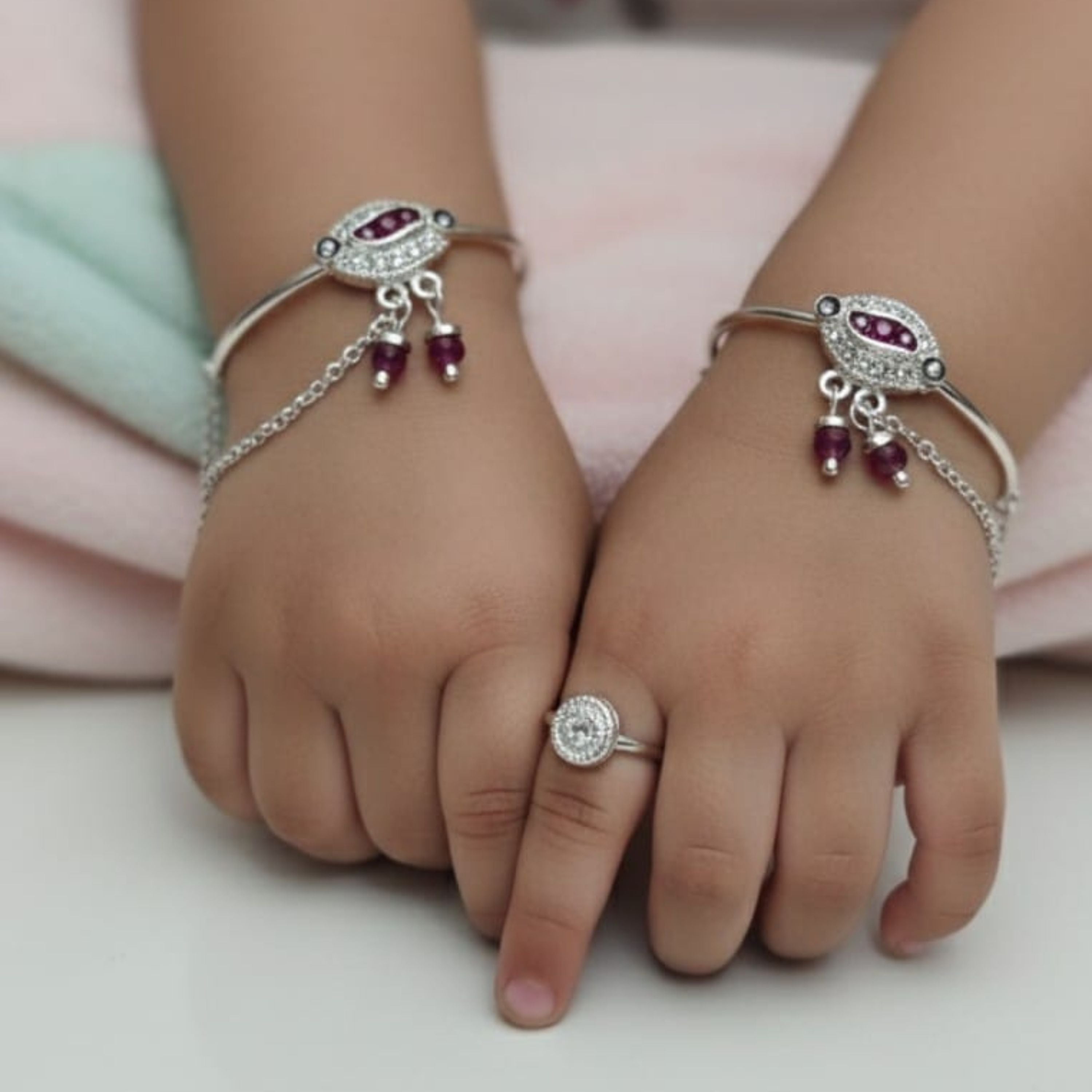 Little Sparkle Evil Eye Kids Bracelet