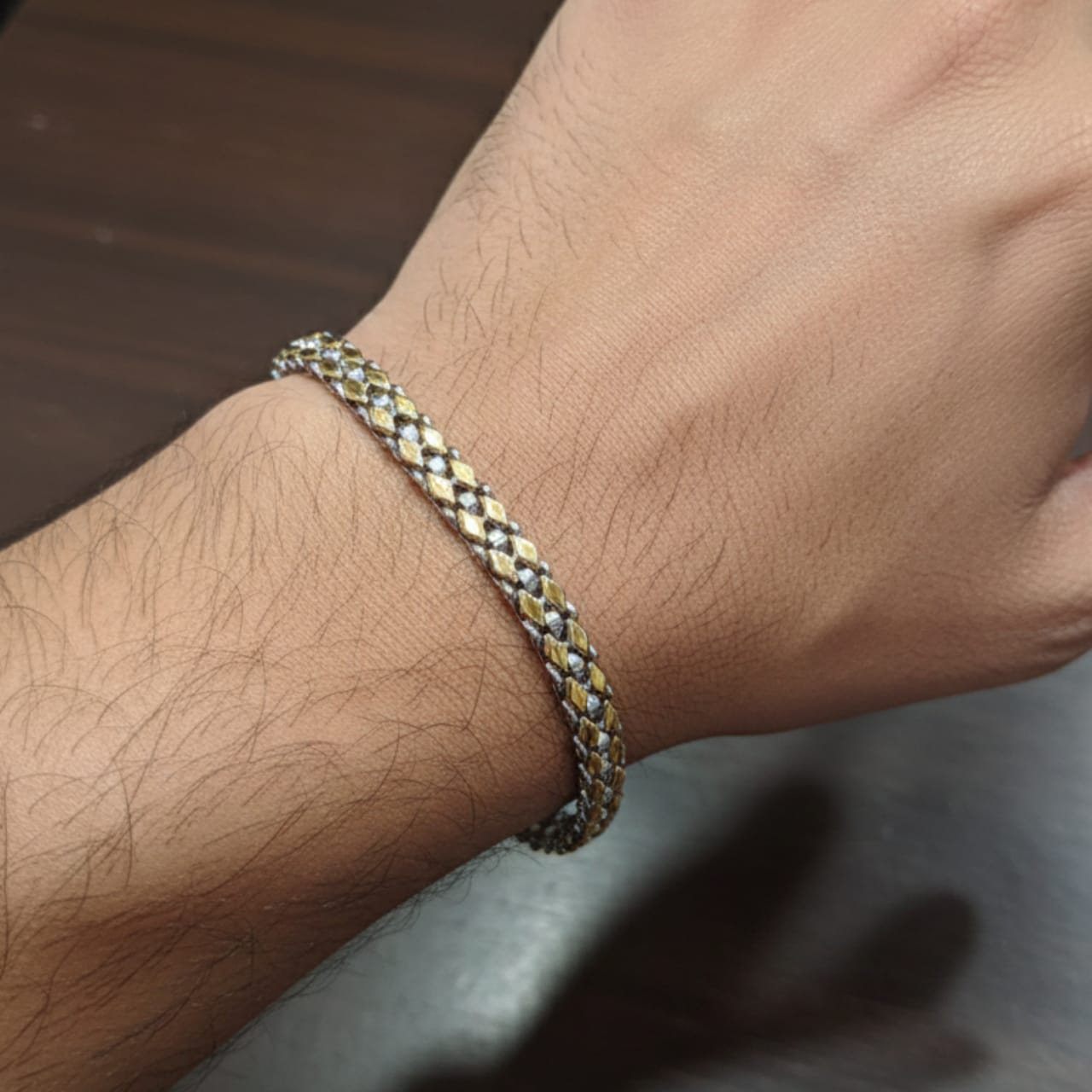 Silver Royale Weave Bracelet