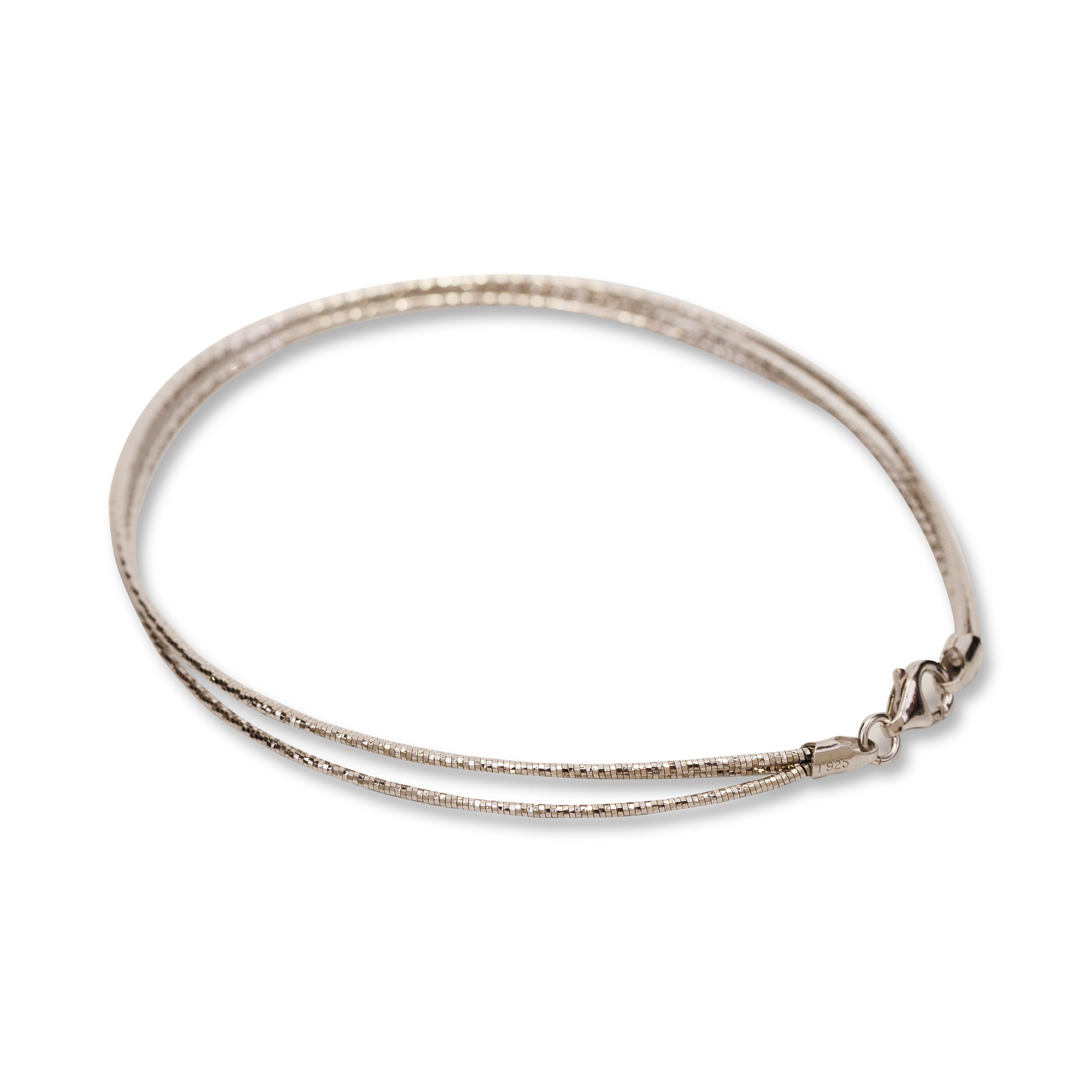 Woven Frost Anklet