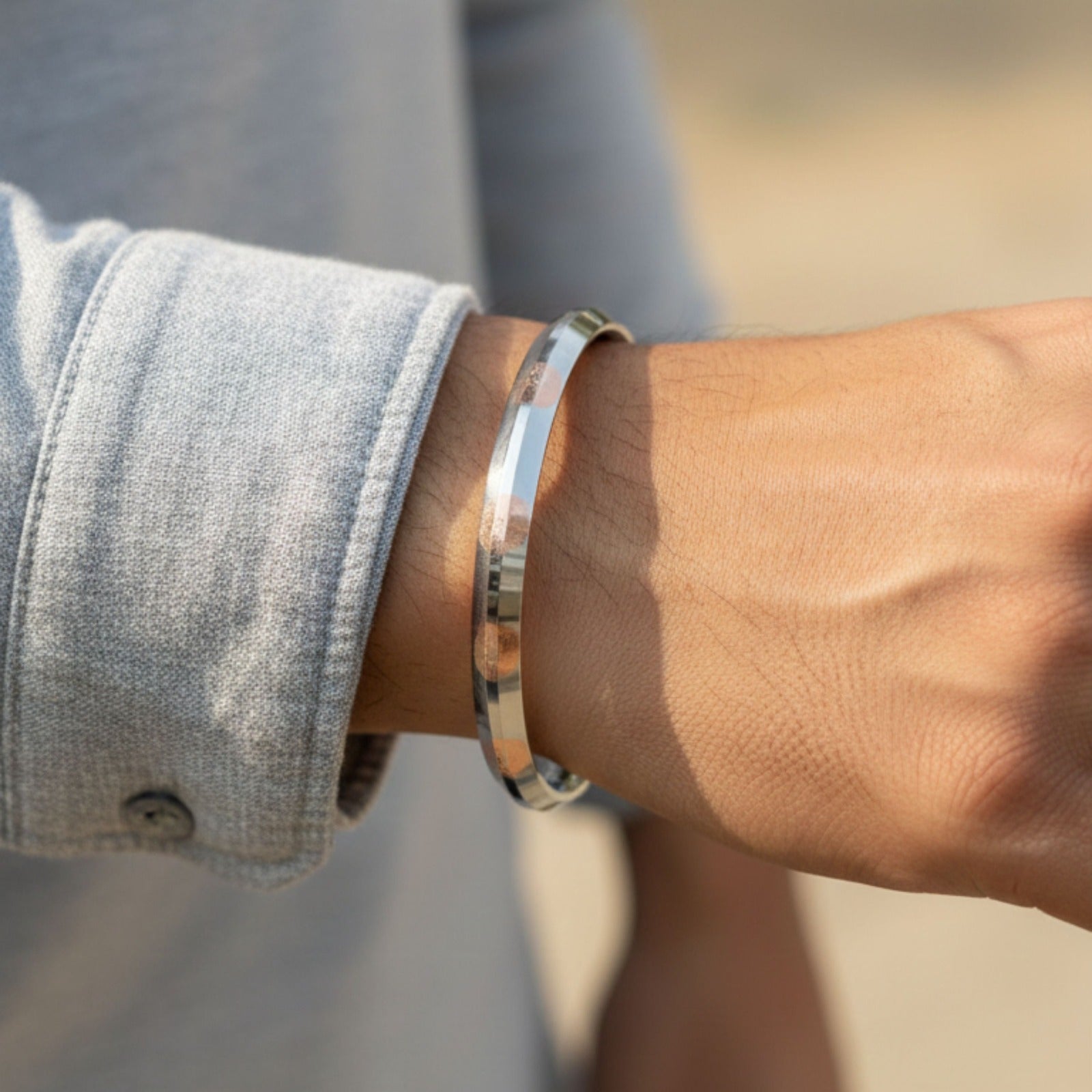 Silver Mini Spot Kada