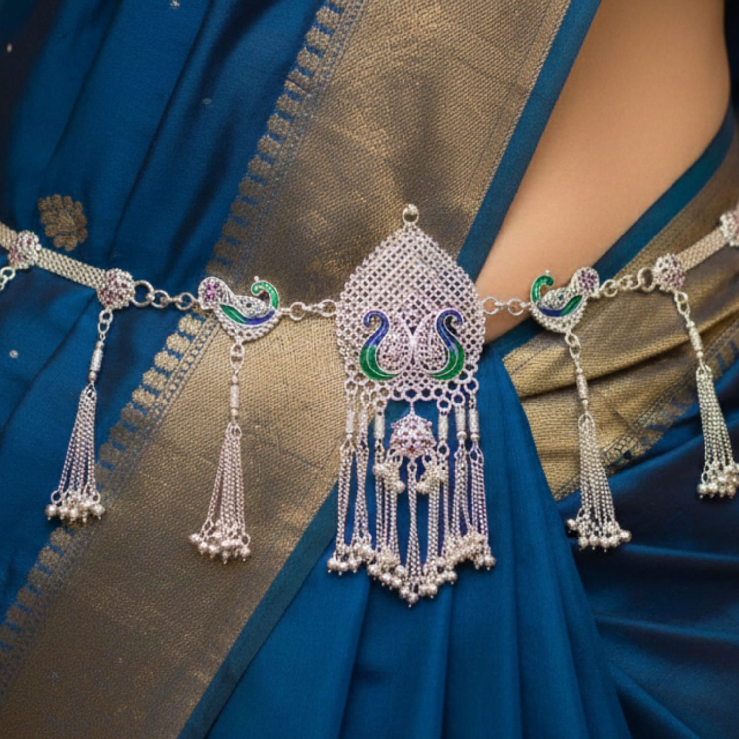 Neel Mayur Silver Kamarbandh