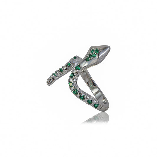 Emerald Serpent Ring