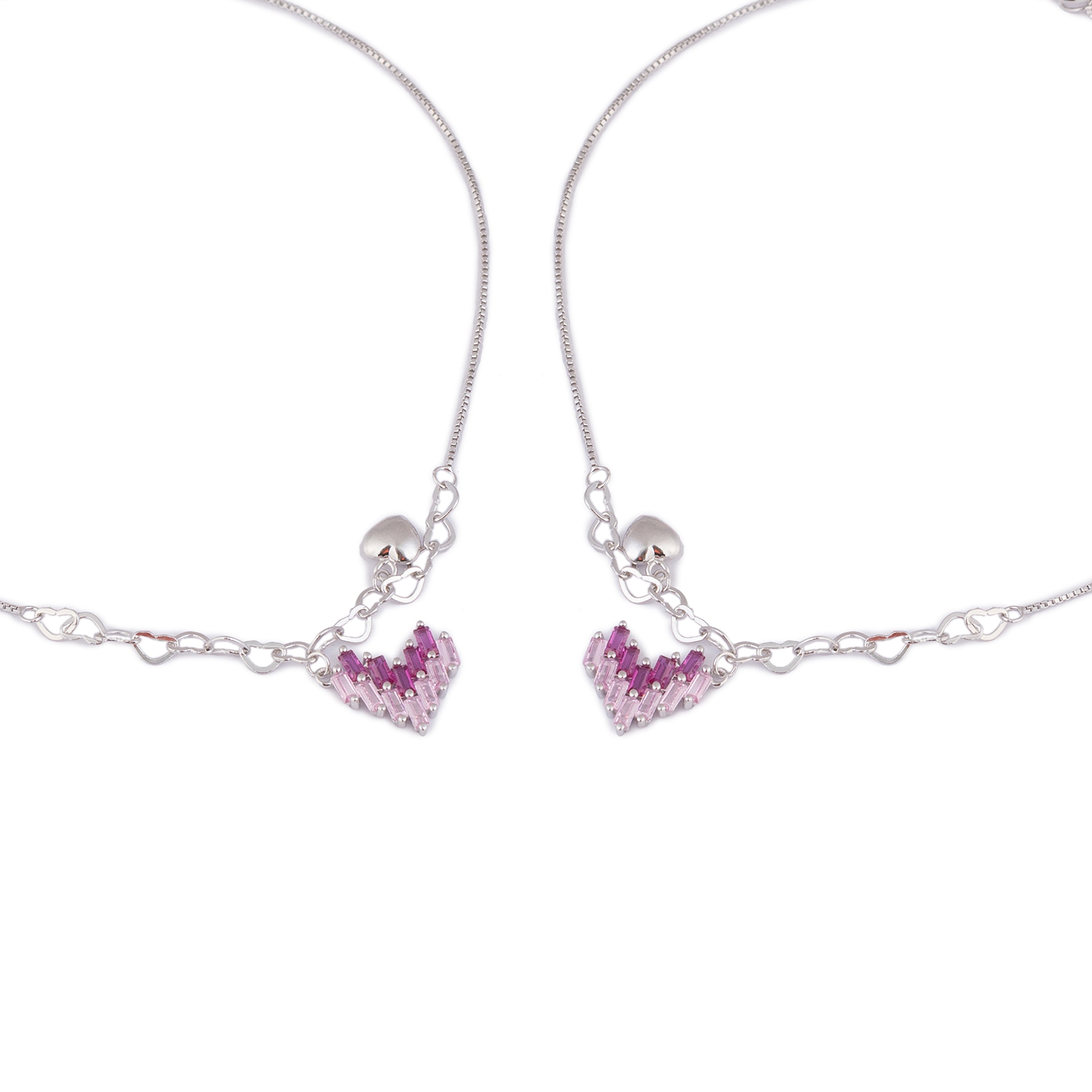 Rosy Glow Anklet