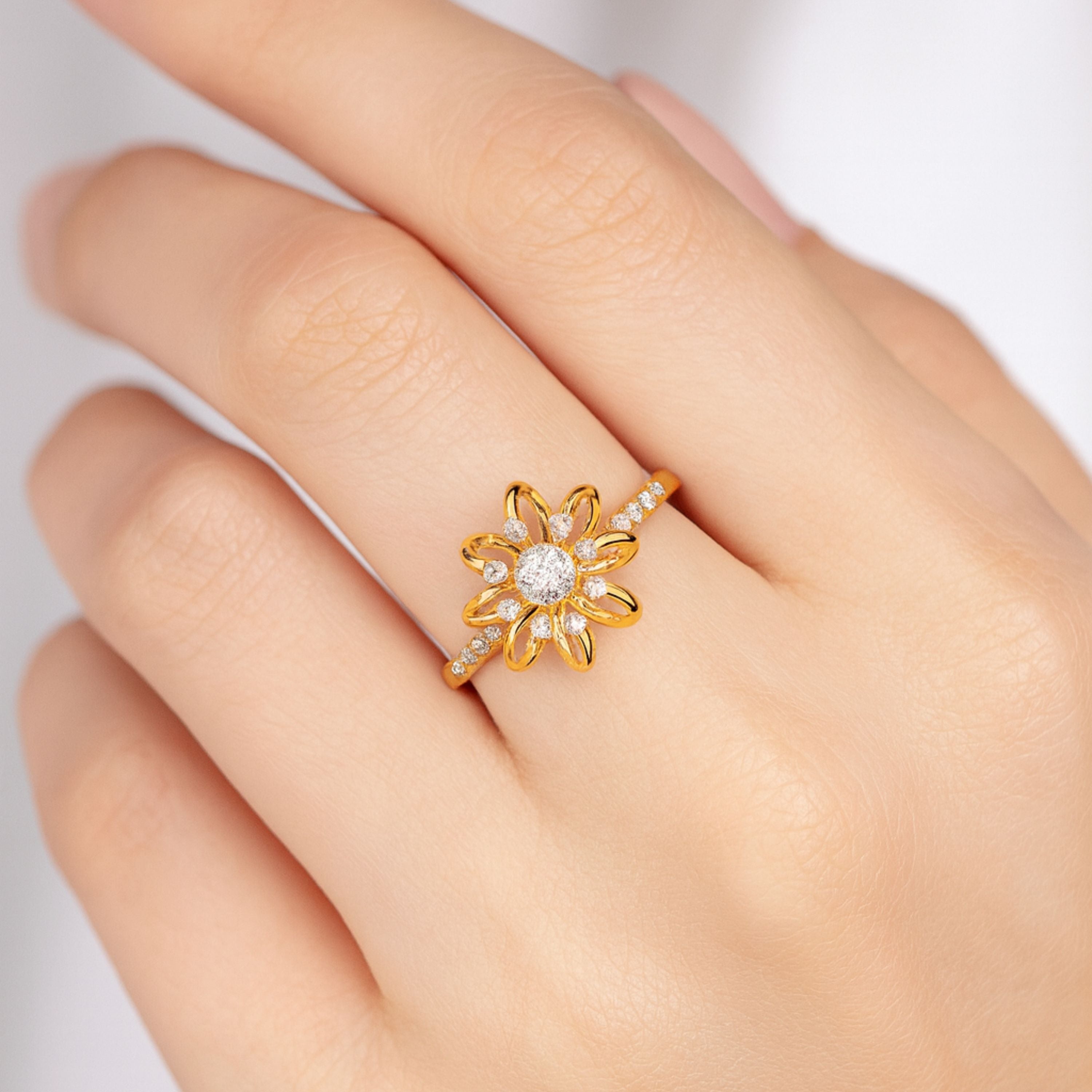 Sunburst Radiance Ring
