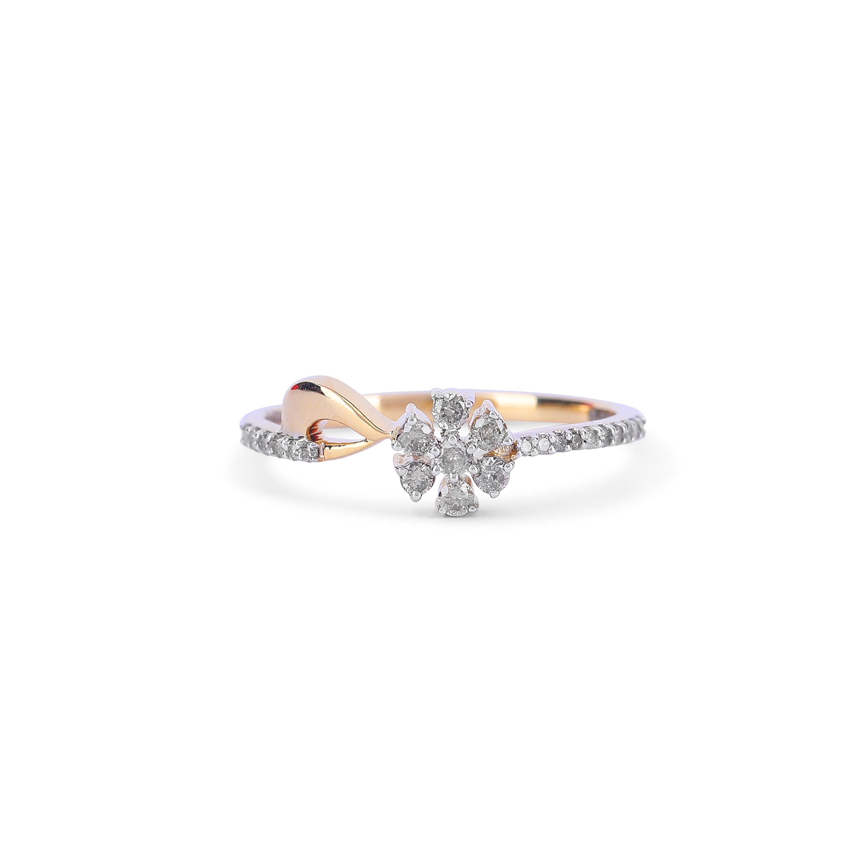 Floral Charm Ring