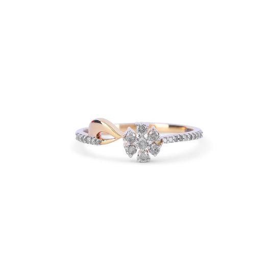 Floral Charm Ring