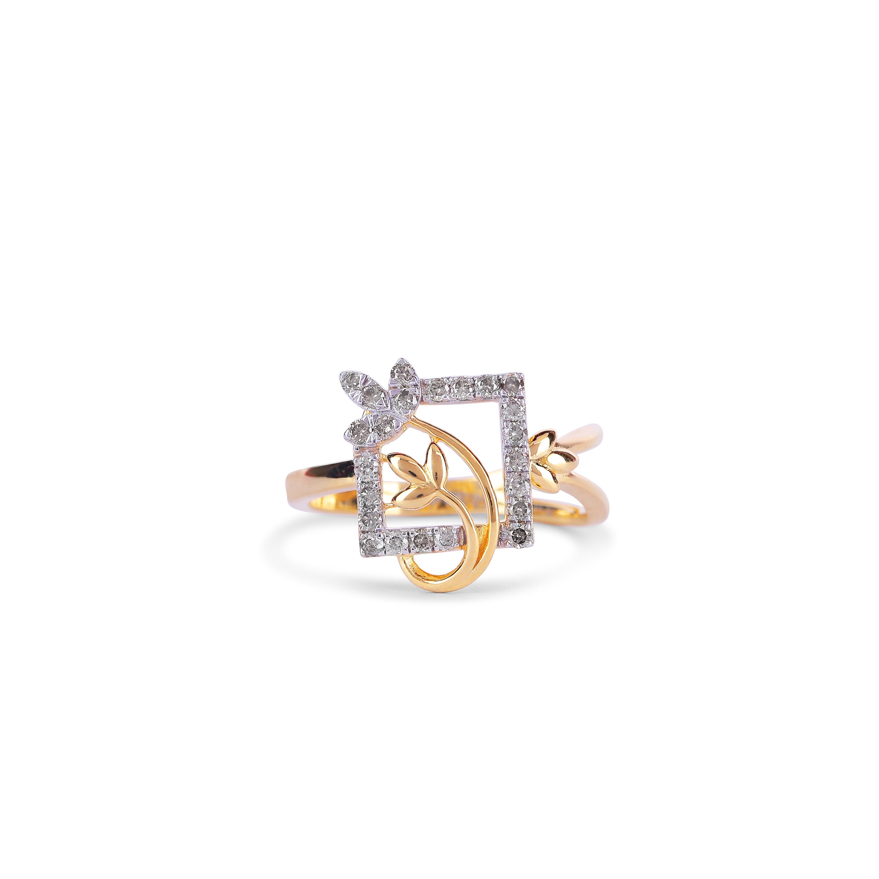 Floral Frame Ring