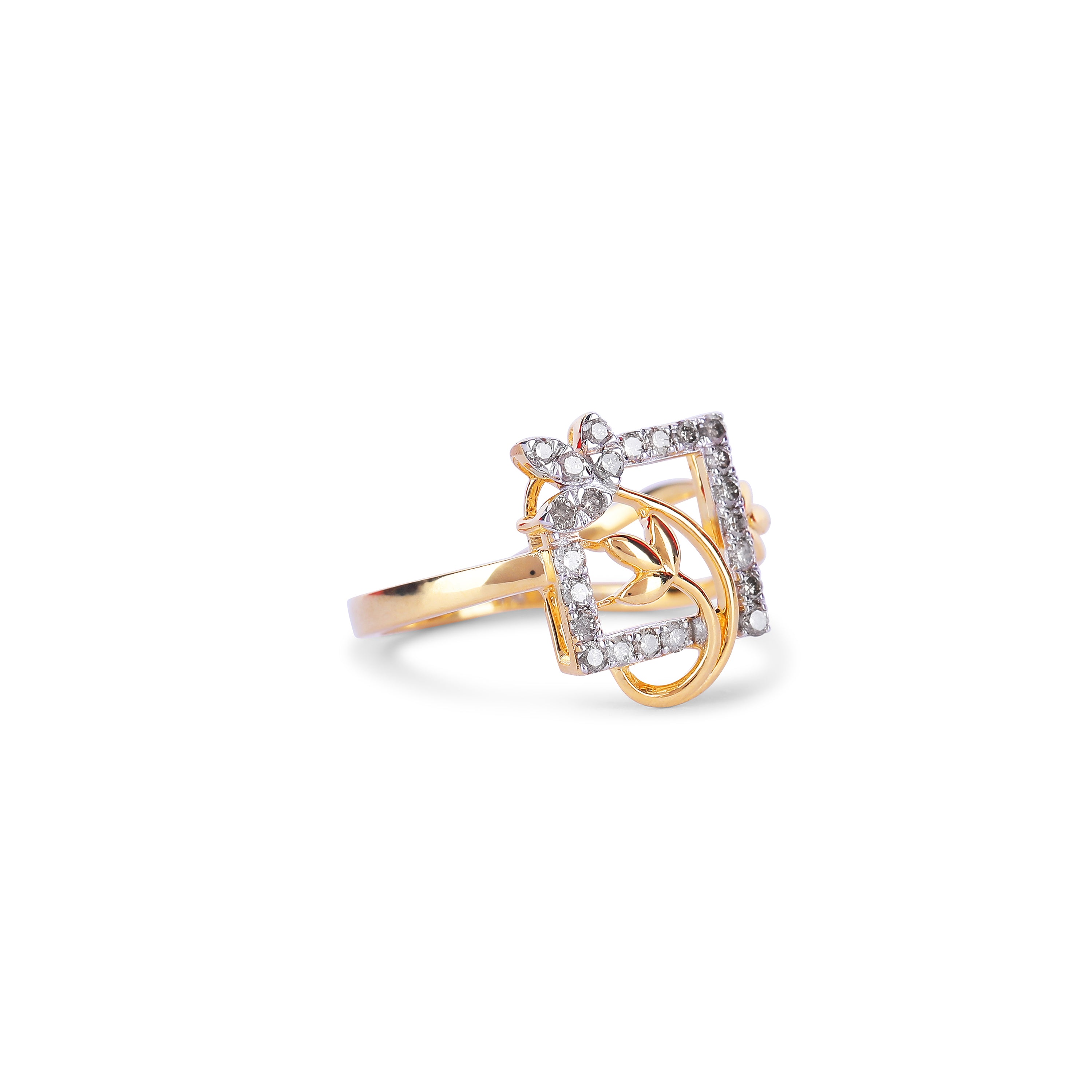 Floral Frame Ring
