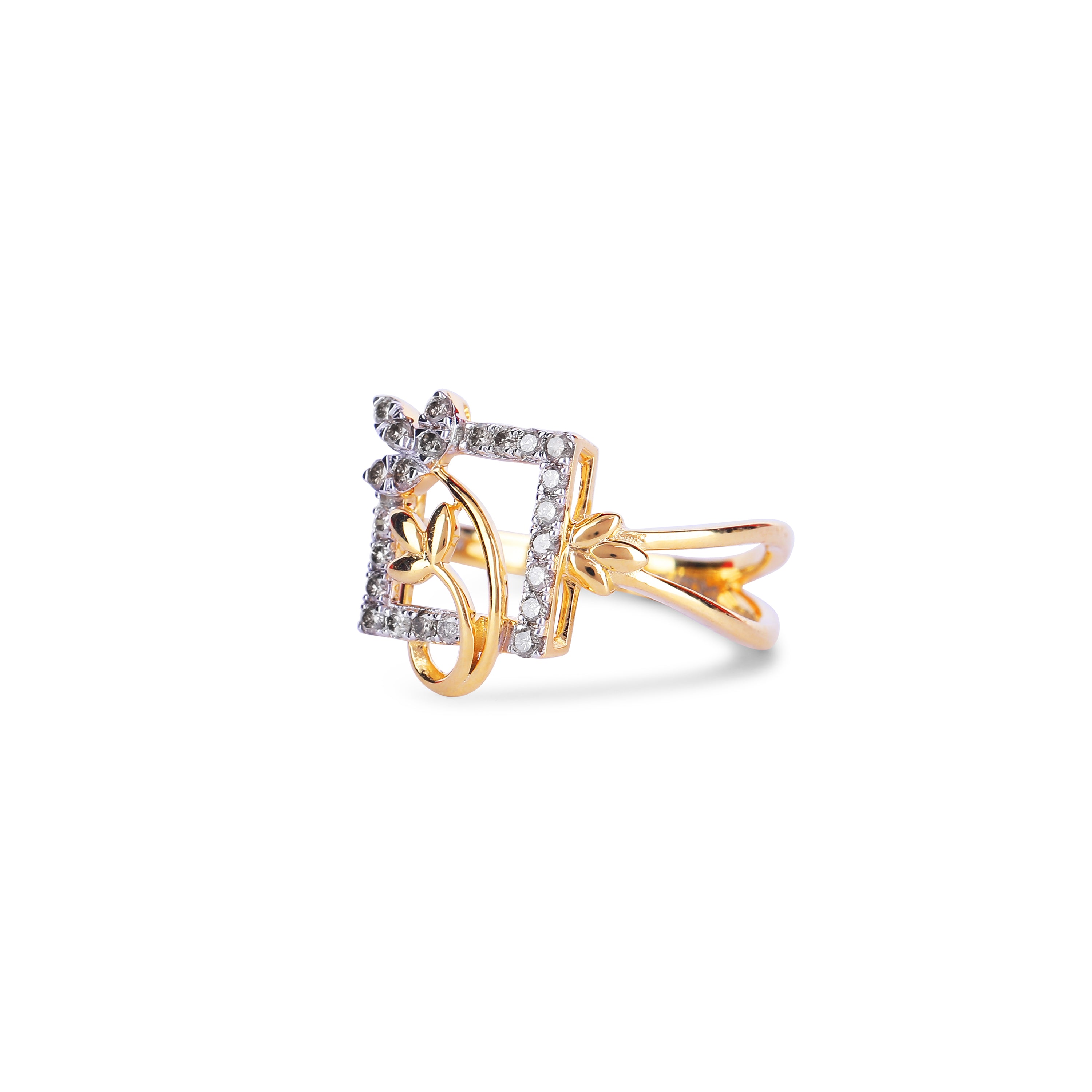 Floral Frame Ring