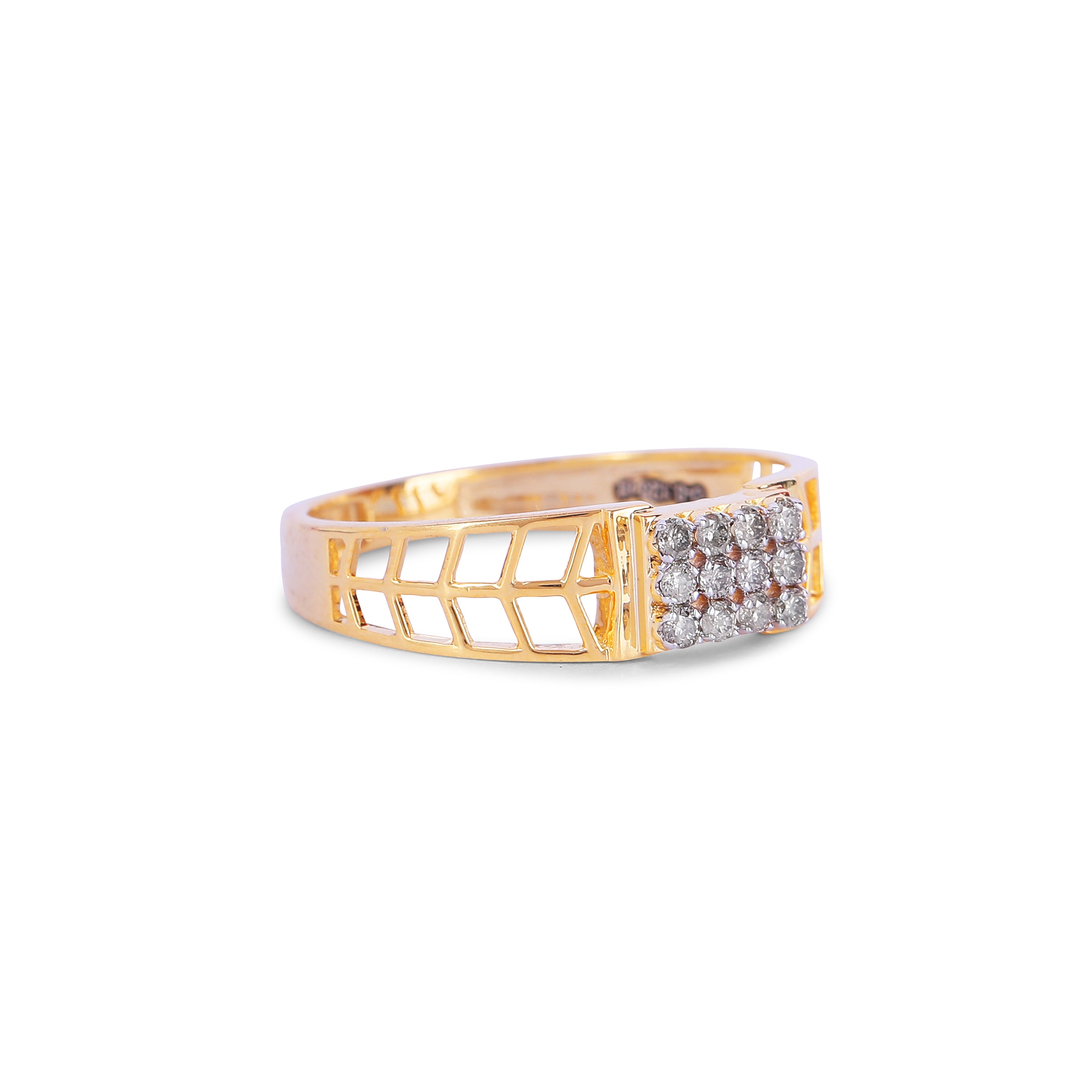 Grid Charm Ring