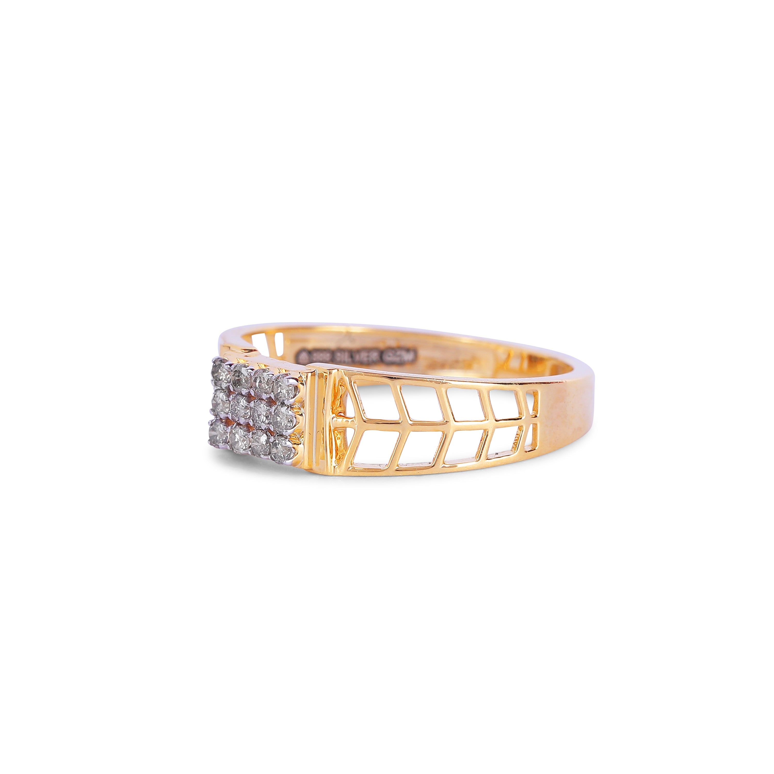 Grid Charm Ring
