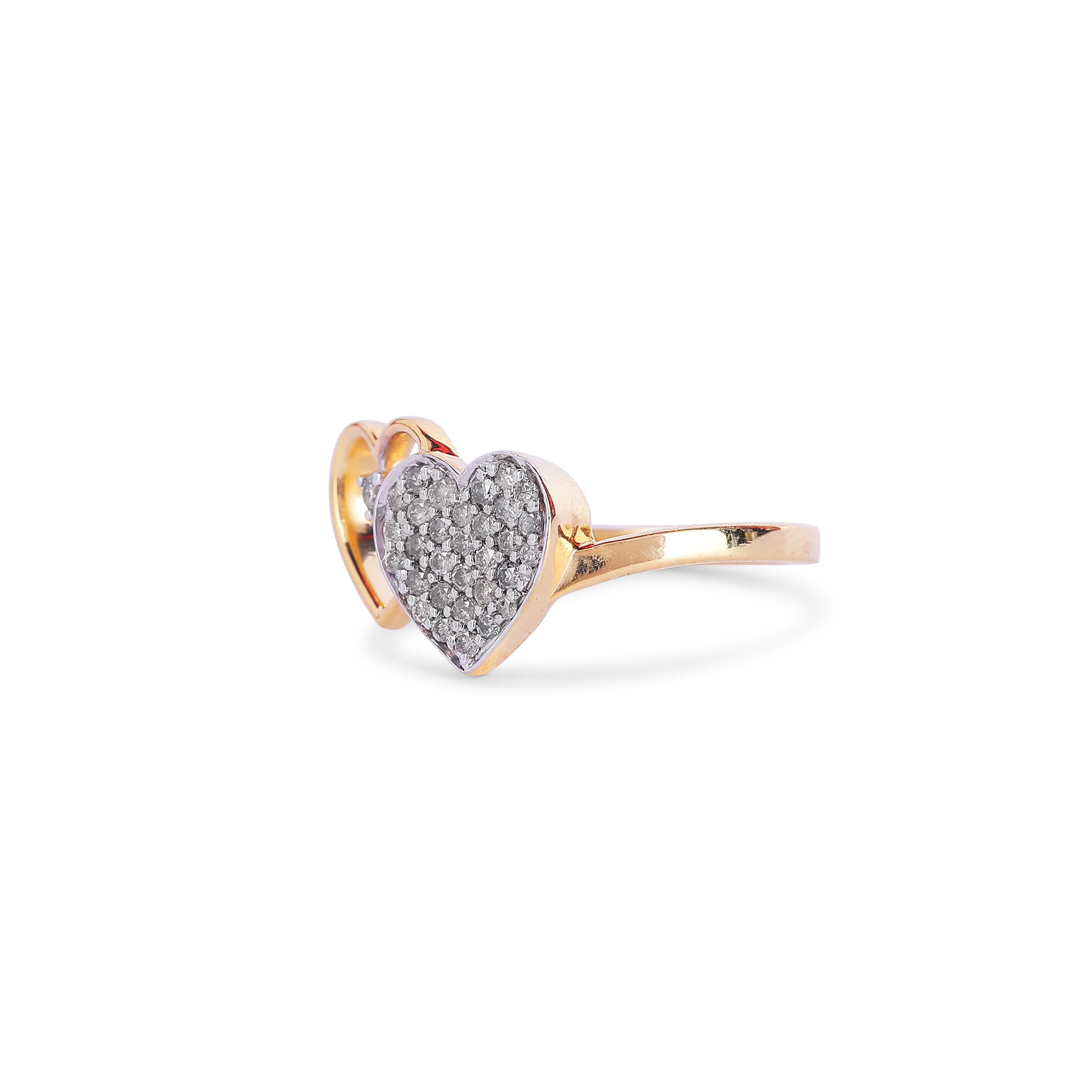 Twin Heart Ring