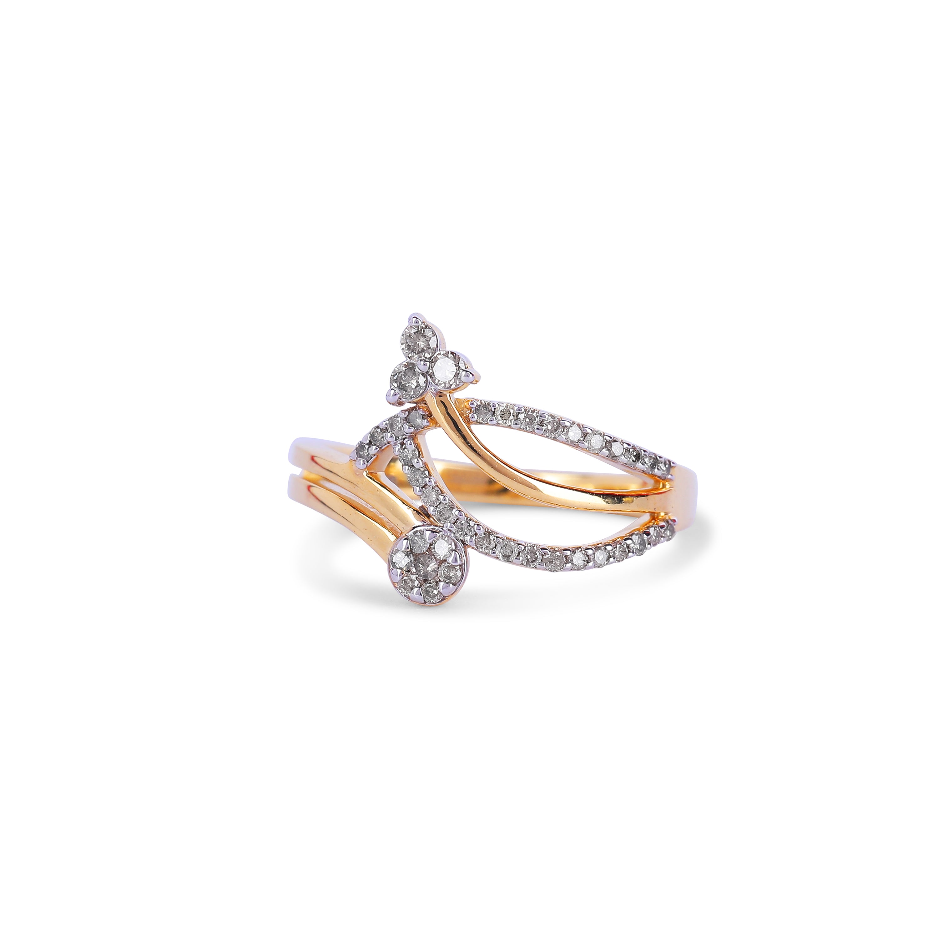 Floral Curve Ring
