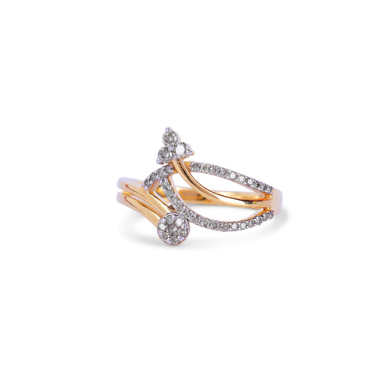 Floral Curve Ring