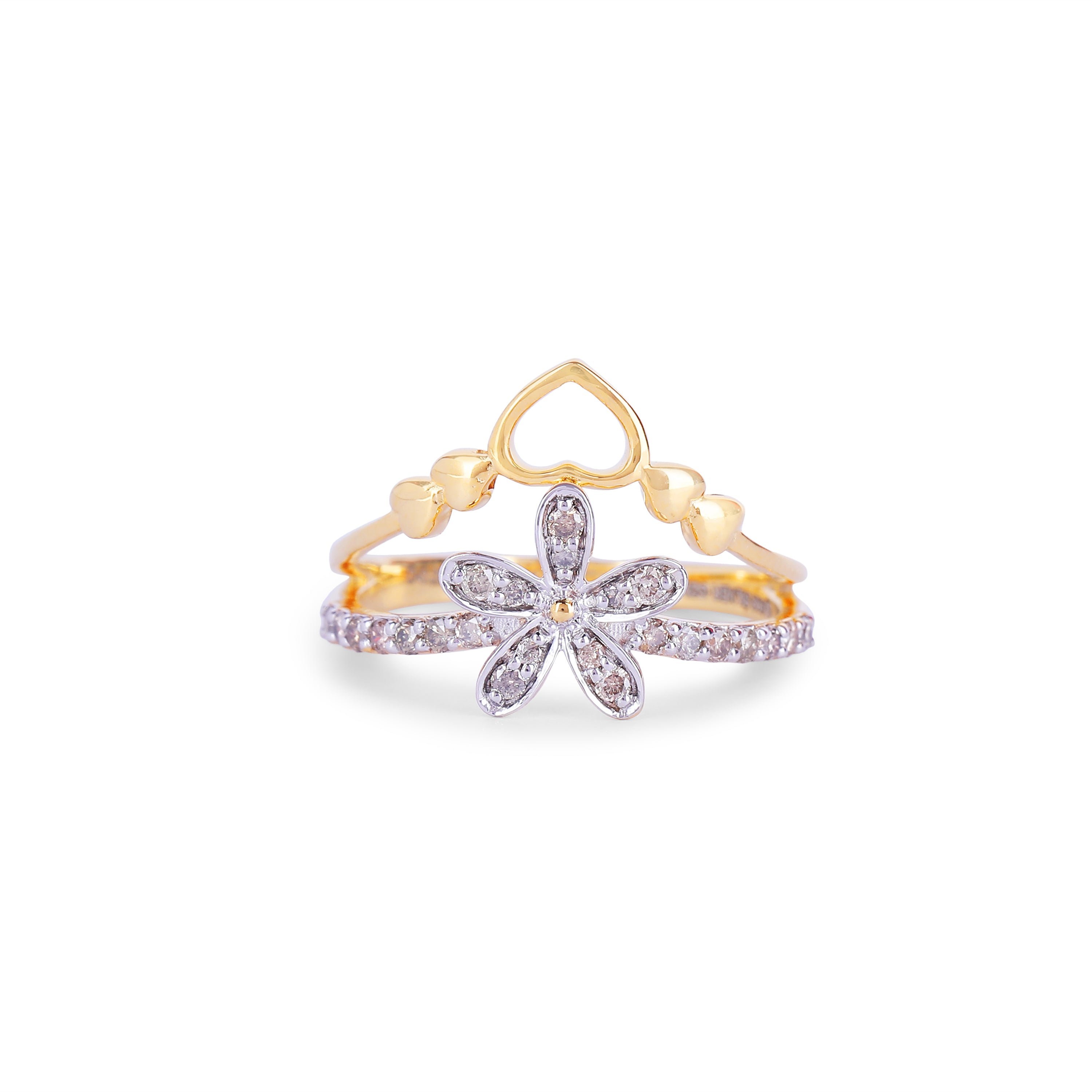 Floral Tiara Ring