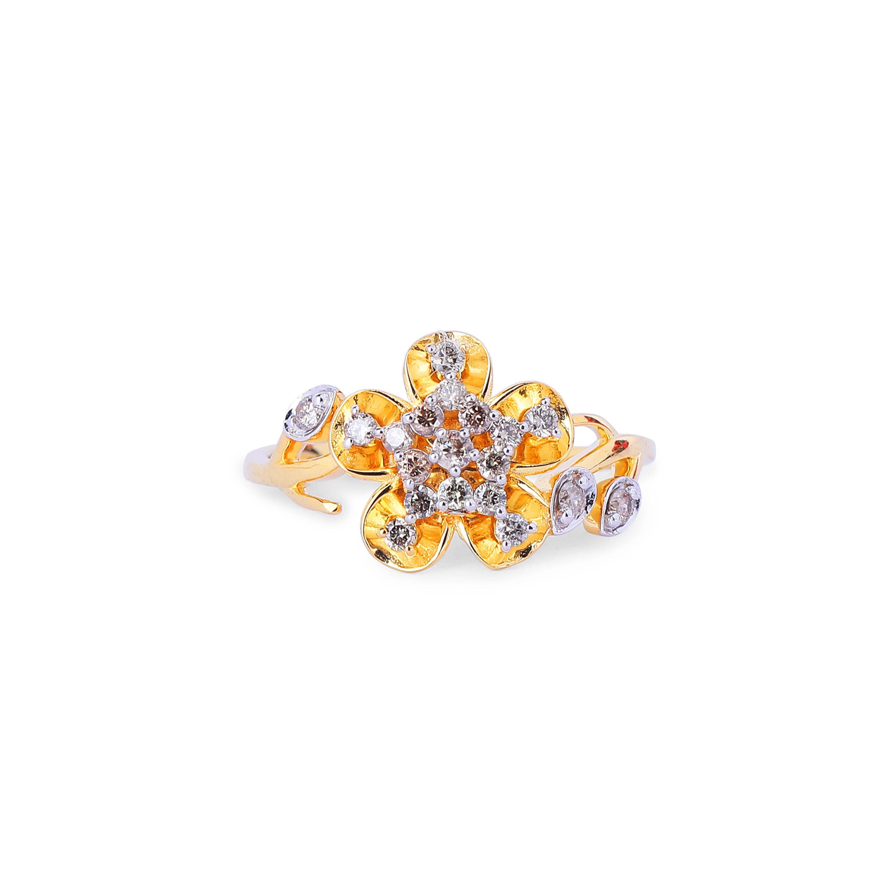Golden Blossom Ring