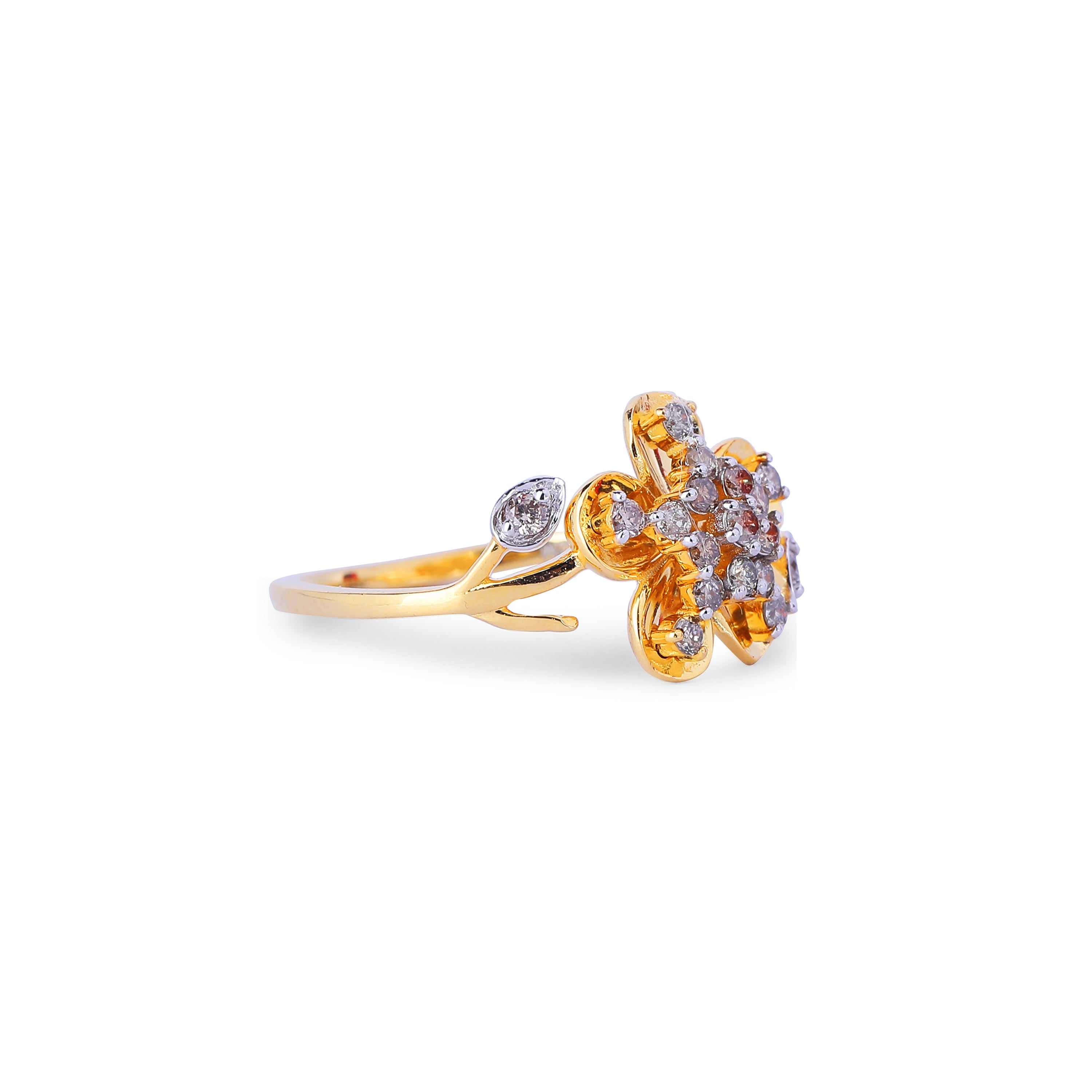 Golden Blossom Ring