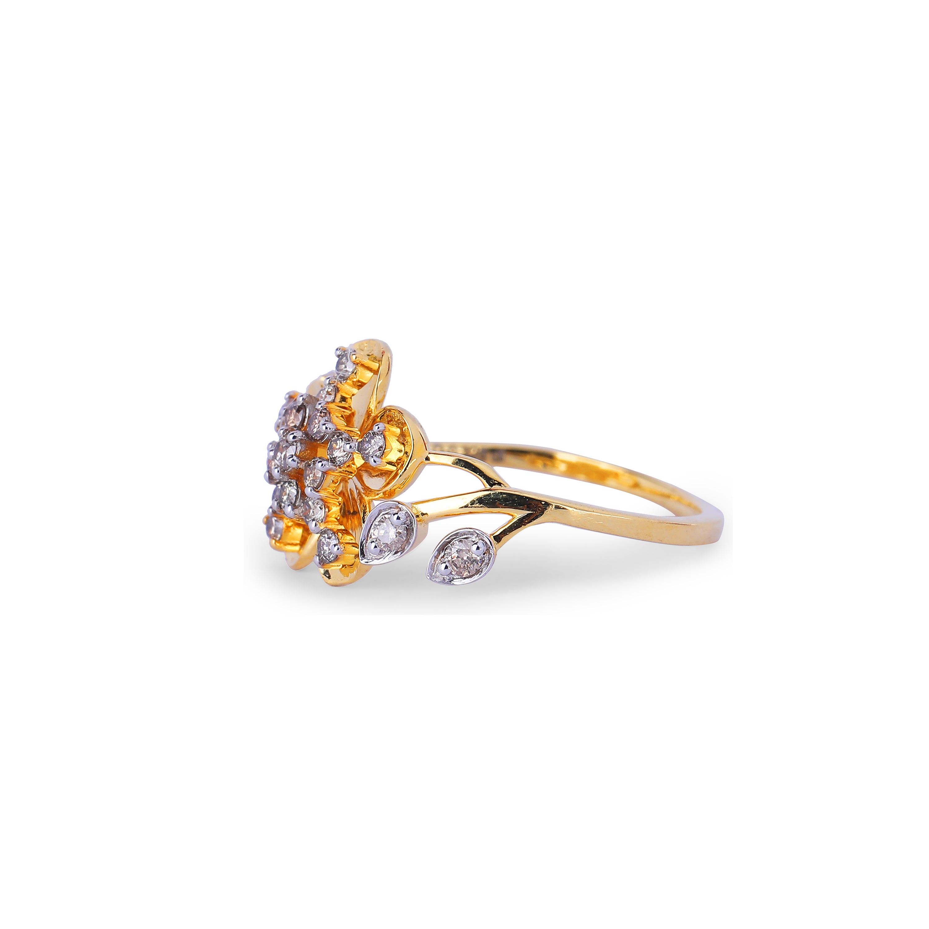 Golden Blossom Ring