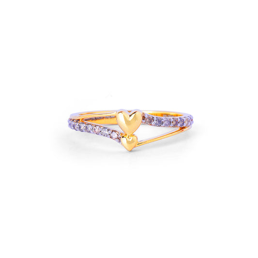 Twin Hearts Ring