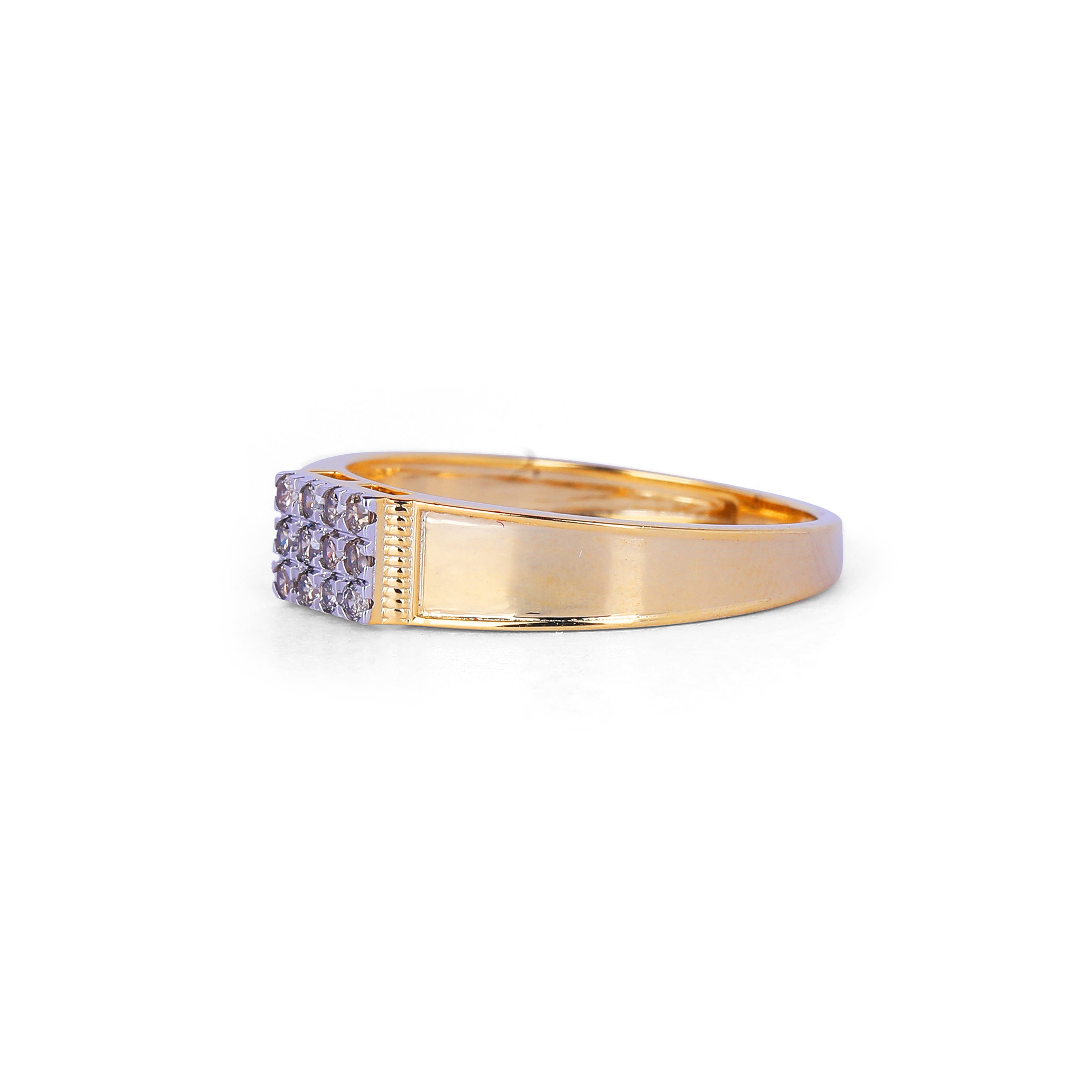 Royal Square Cluster Ring