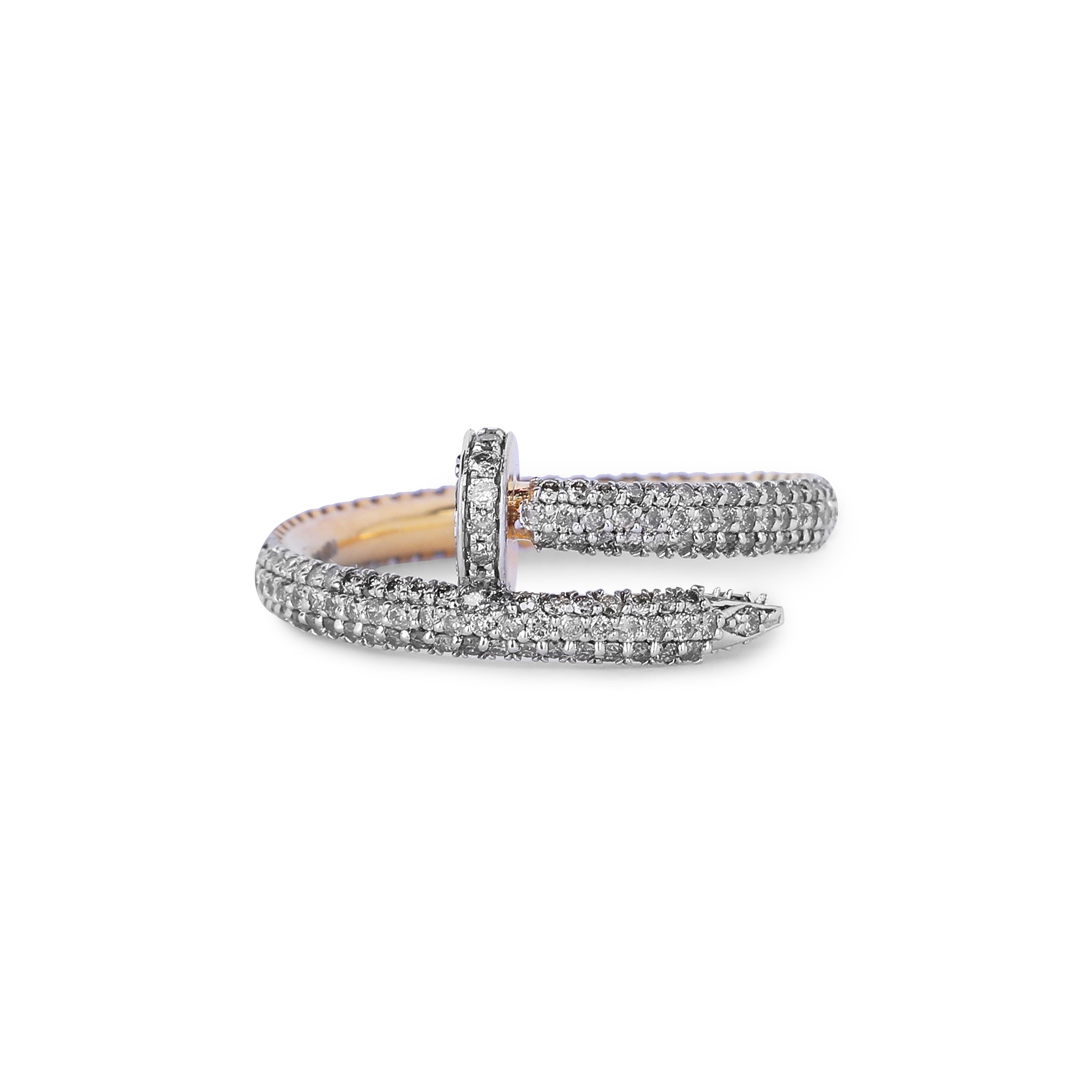 Twist Nail Ring