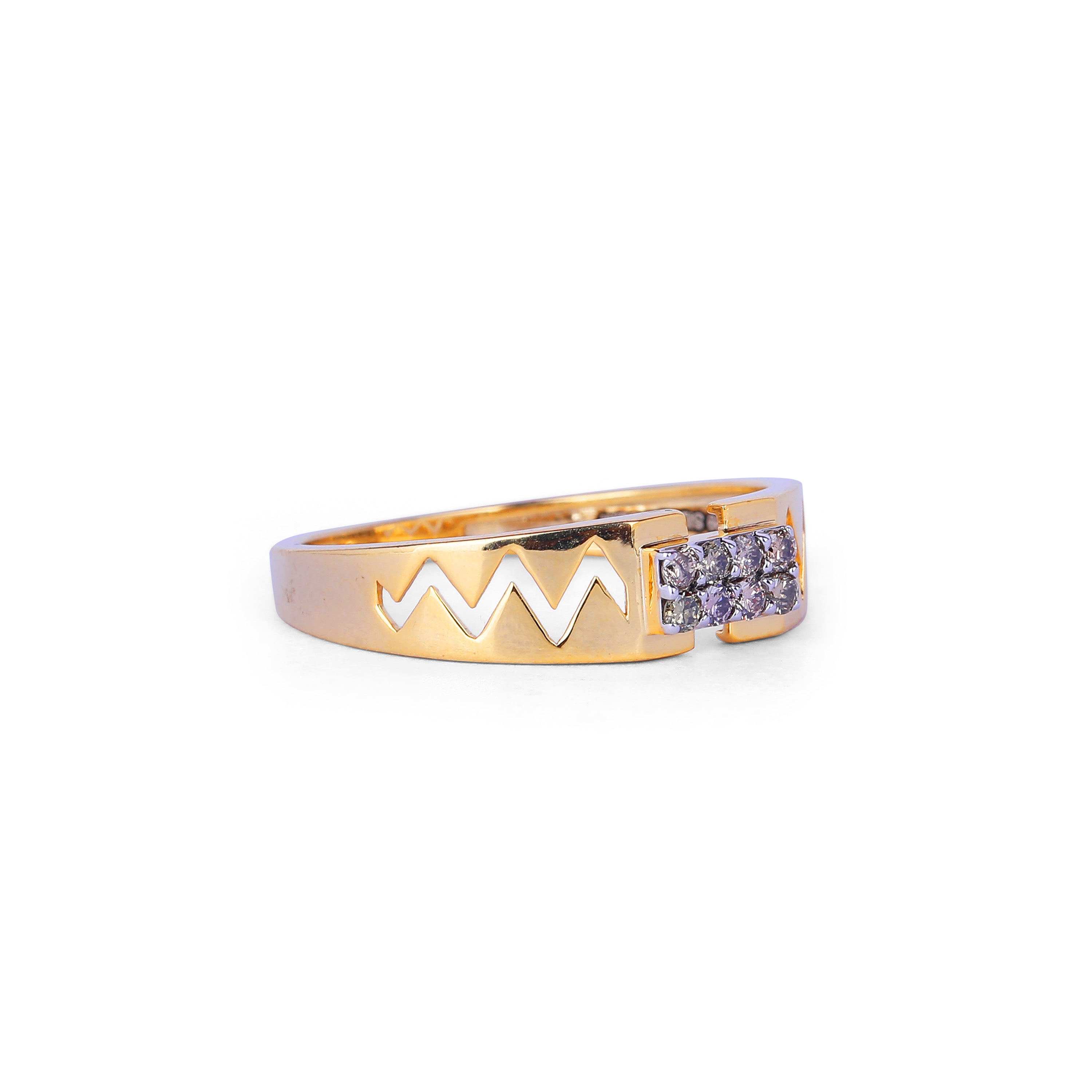 Zigzag Band Ring
