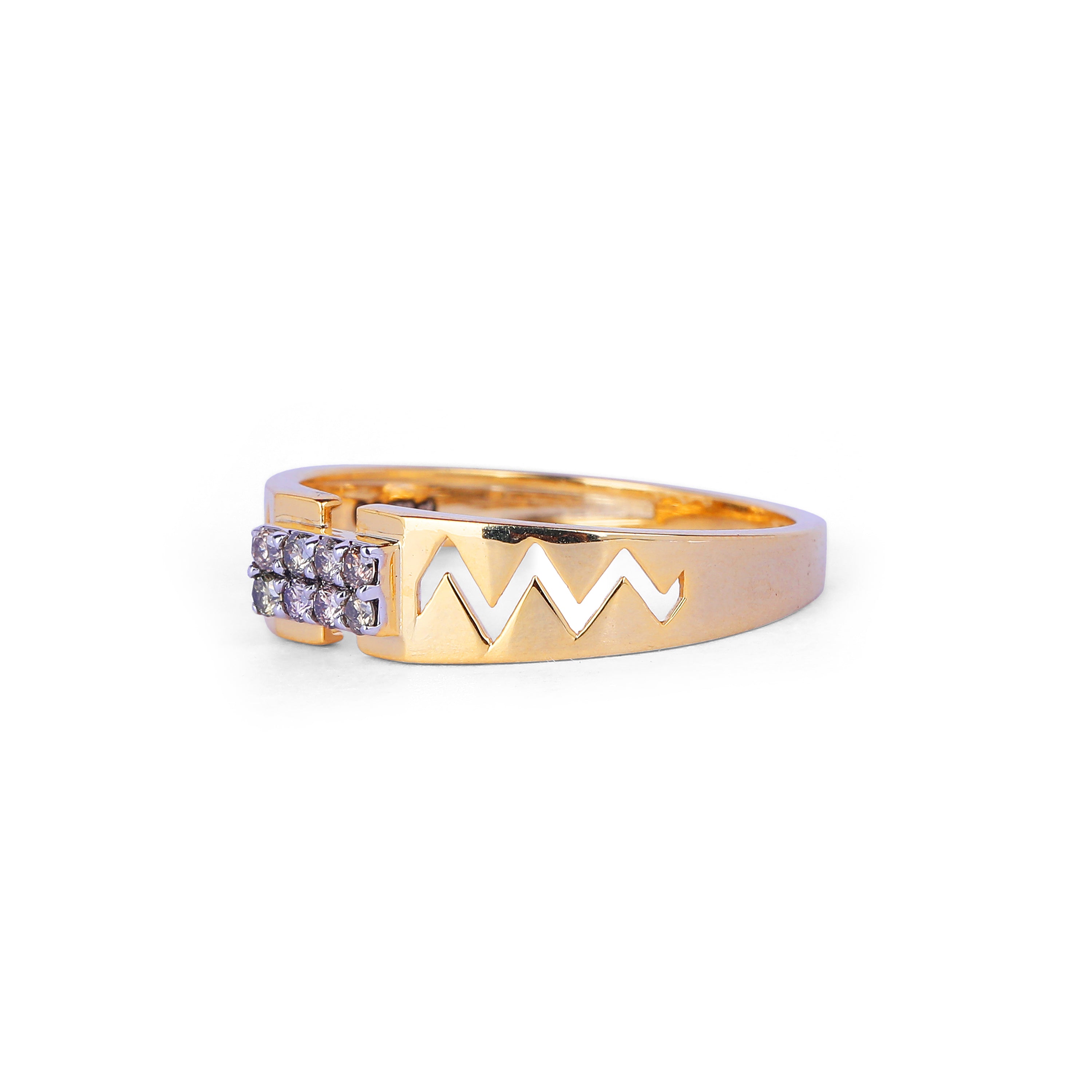 Zigzag Band Ring