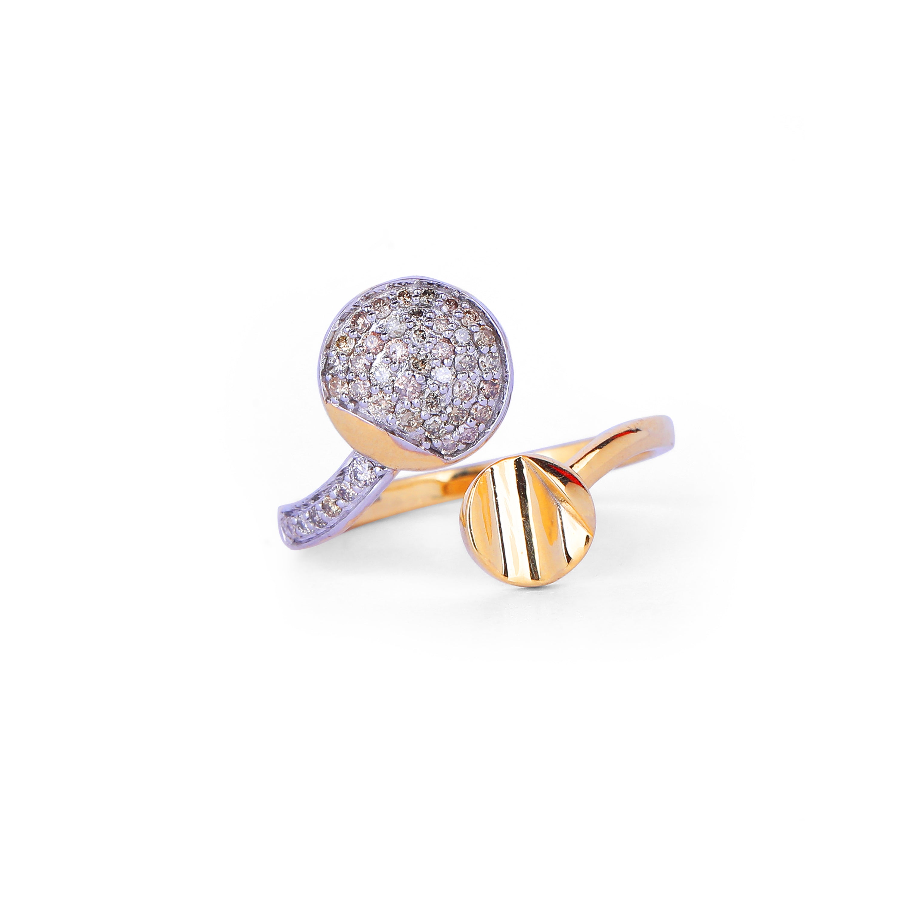 Dual Circle Elegance Ring