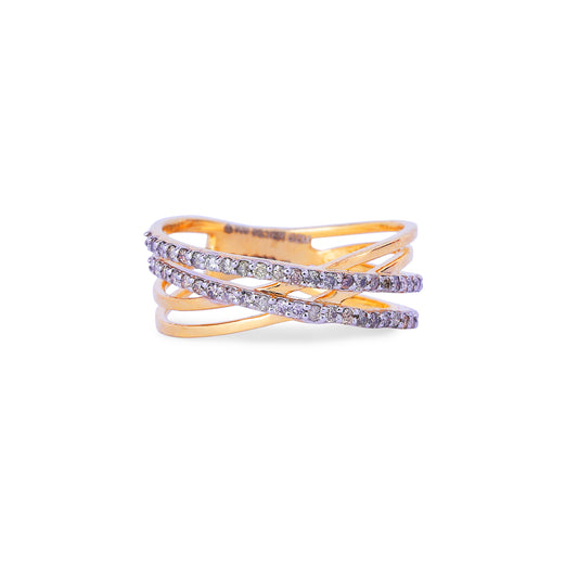 Crisscross Elegance Ring