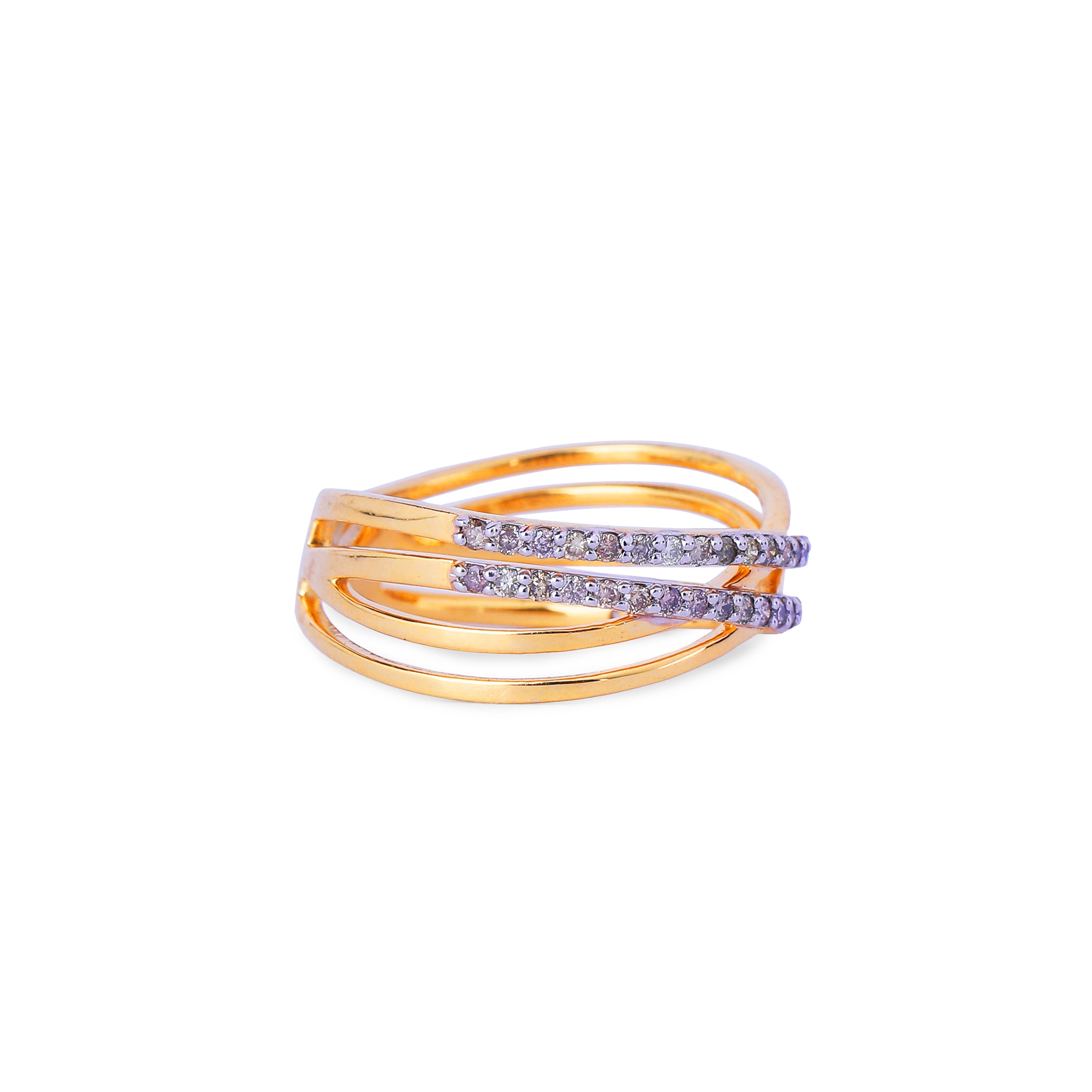 Crisscross Elegance Ring