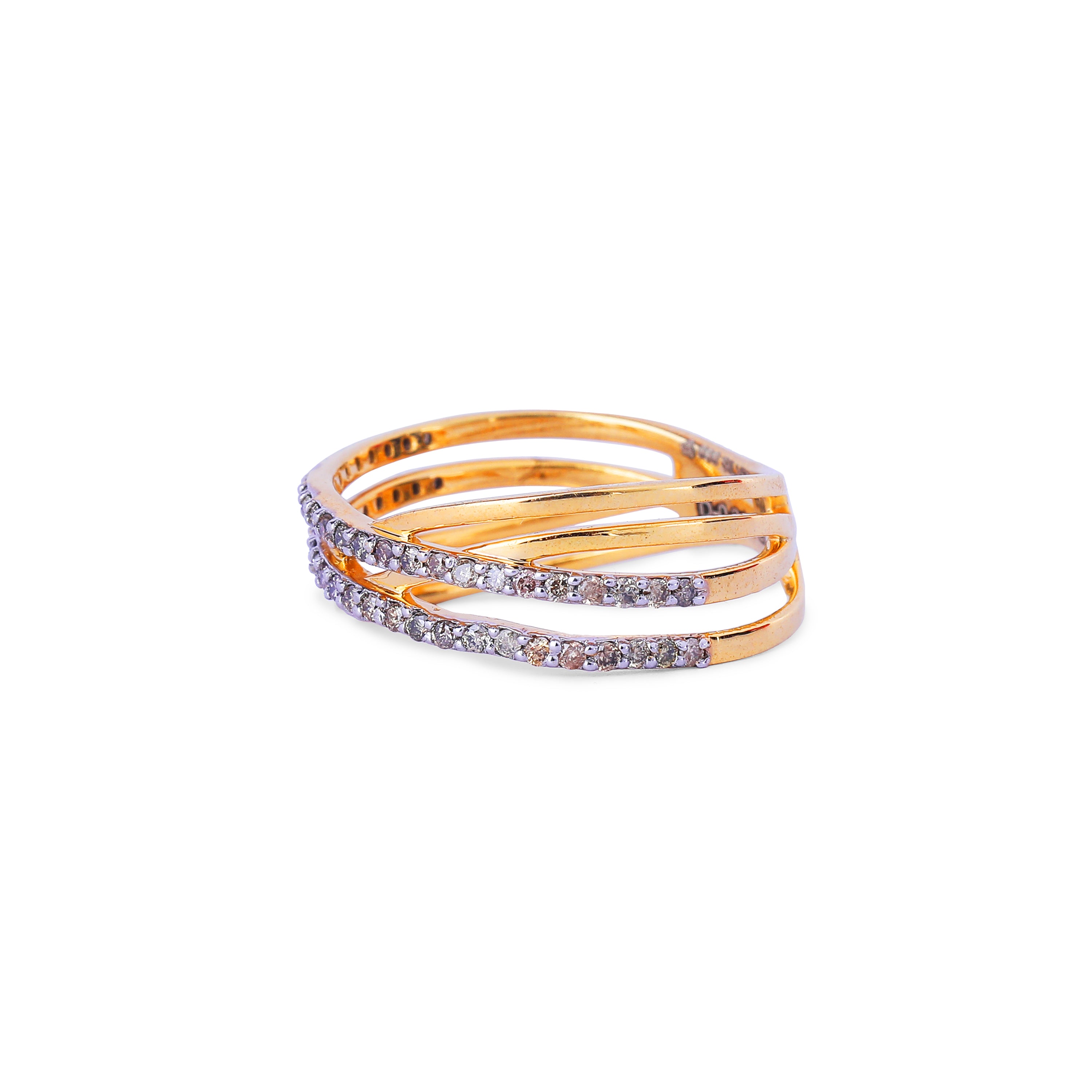 Crisscross Elegance Ring