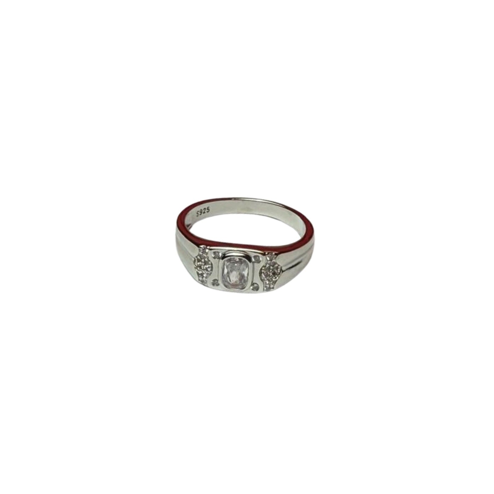 Sterling Silver Classic Stone Ring