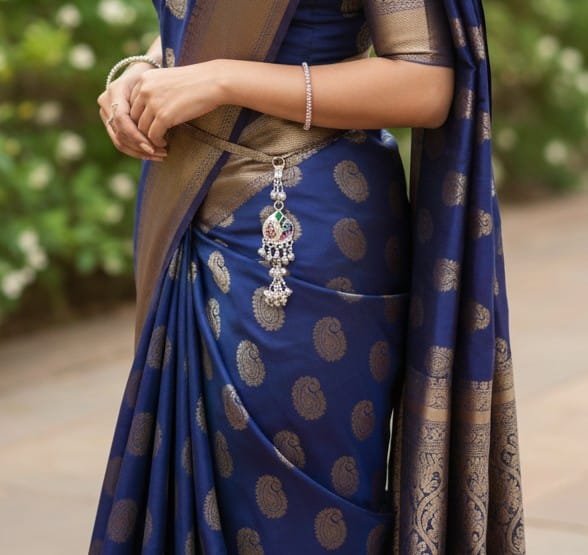 Elegant Silver Drop Keychain Charm