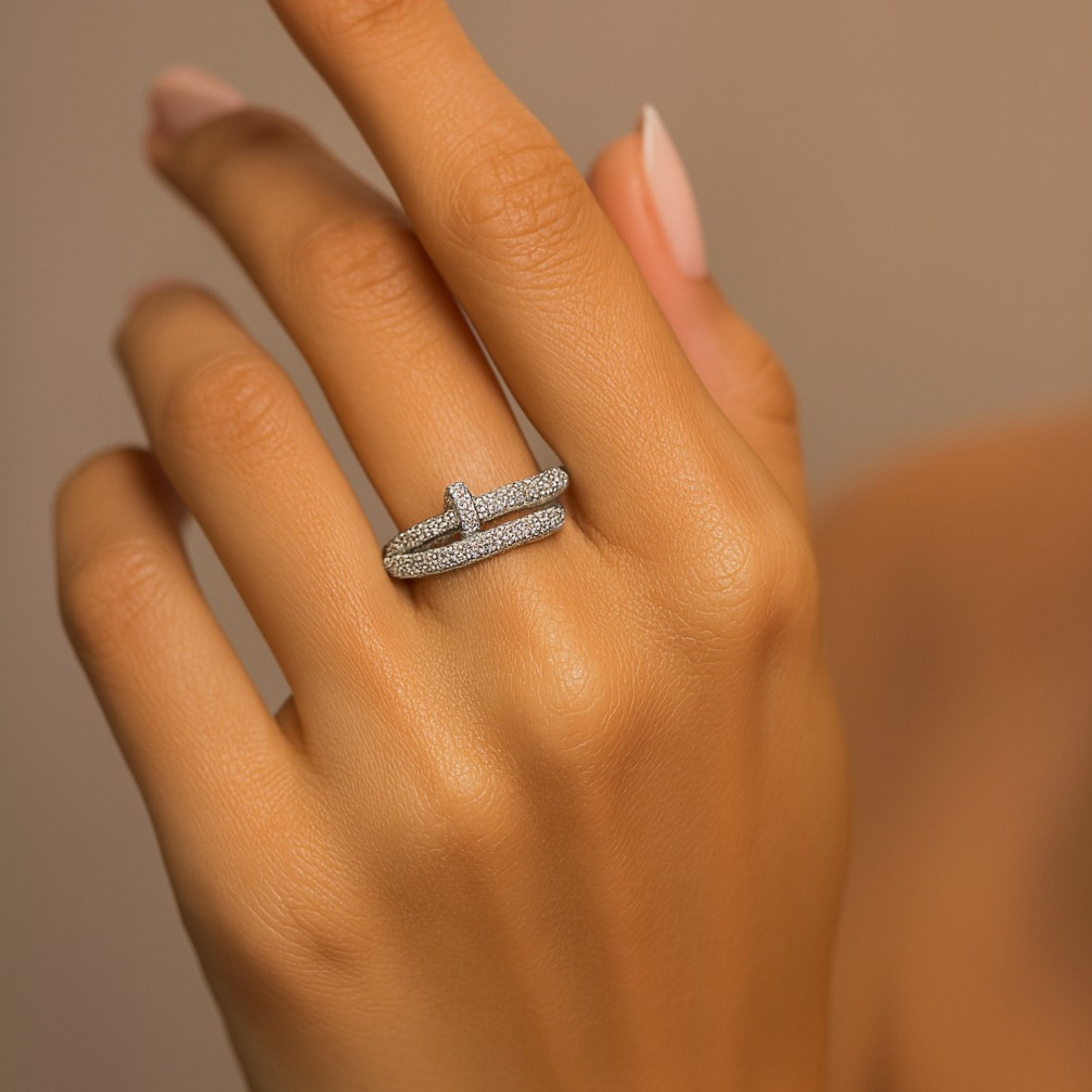 Twist Nail Ring