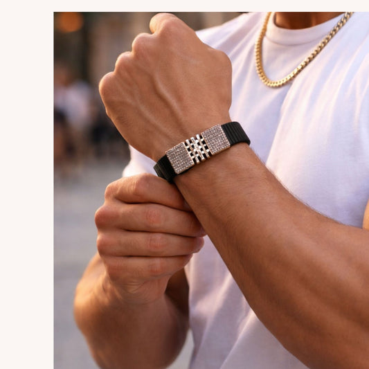 TriLine Ice Bracelet