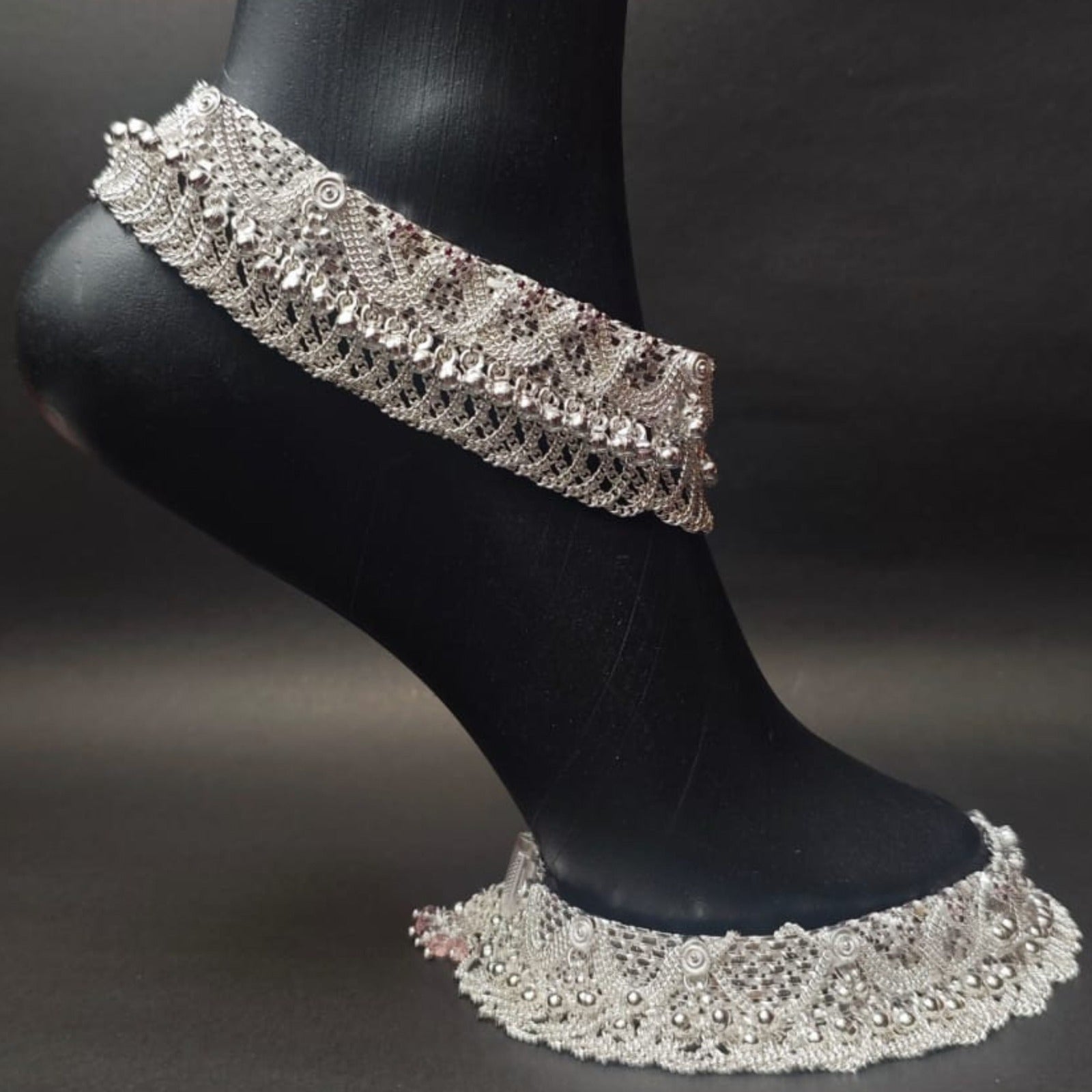 Nritya Mohini Silver Payal