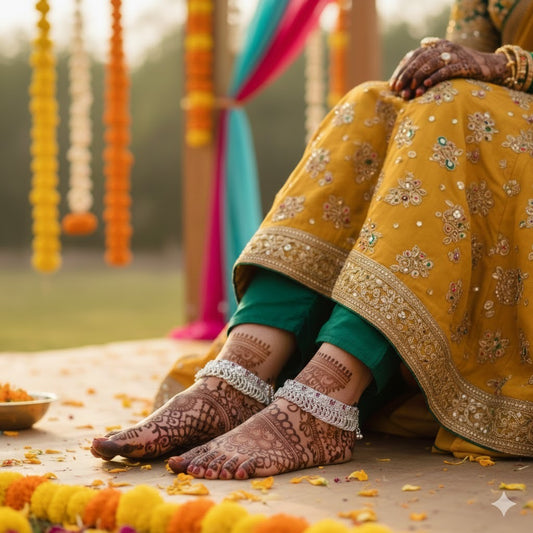 Queen’s Heritage Silver Payal