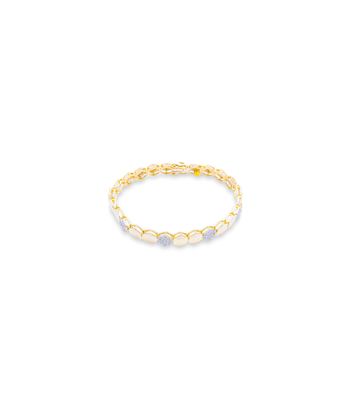 Diamond Hive Bracelet