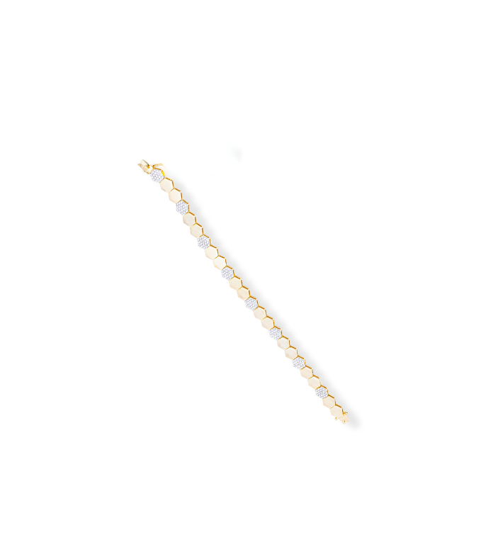 Diamond Hive Bracelet