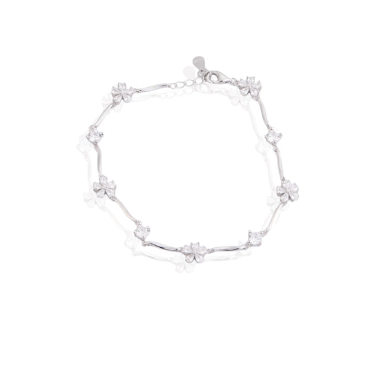 Pure flower charm Bracelet