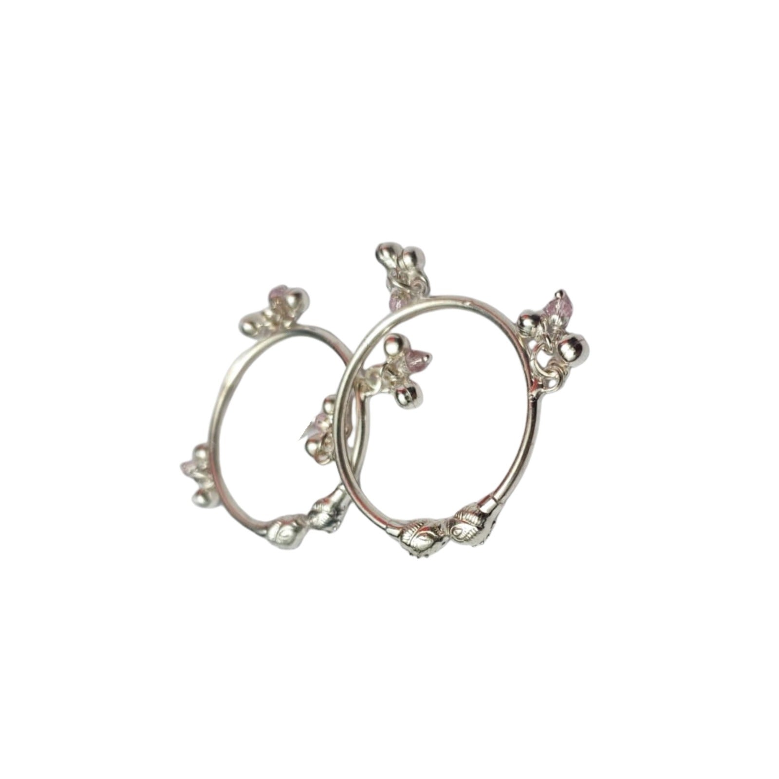 Baby Floral Silver Baby Kada