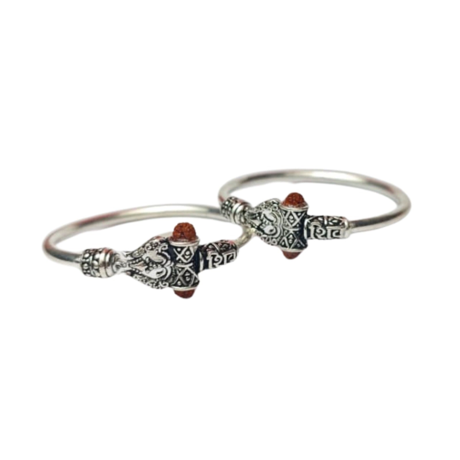 Baby Rudraksha Silver Kada