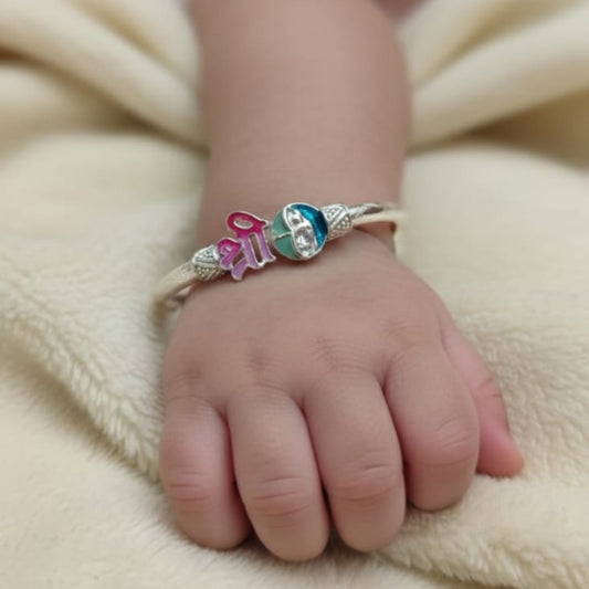 Baby Shivay Silver Kada